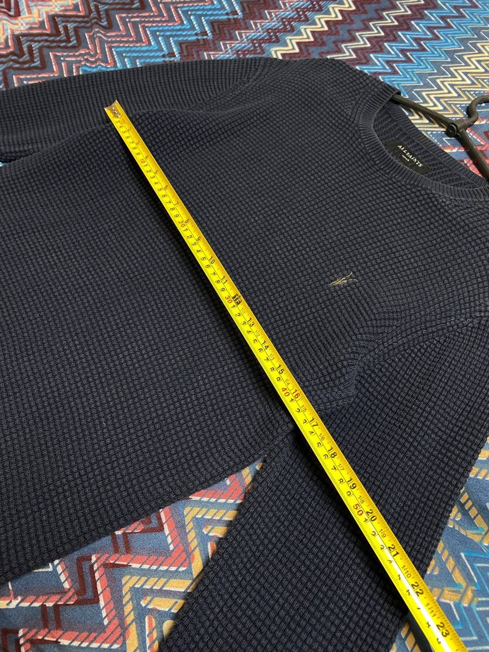 Allsaints × Japanese Brand Allsaints Waffle Knit Crew Sweater Size US S / EU 44-46 / 1 - 13 Thumbnail