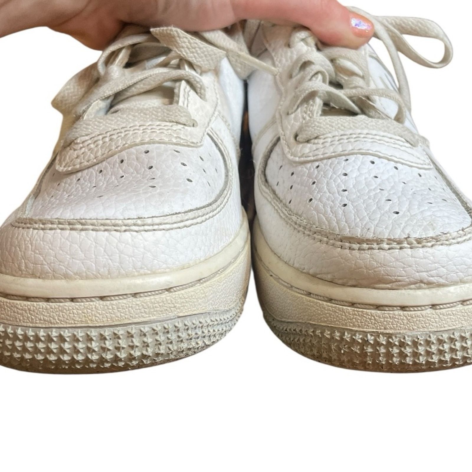 Nike Nike Air Force 1 GS 'White Multi-Swoosh' Size 4Y/5.5W Size US 5.5 / IT 35.5 - 7 Thumbnail