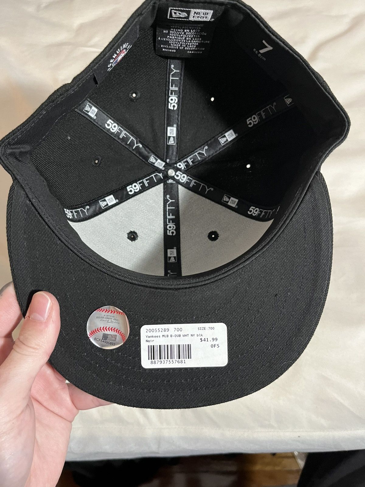 New York Yankees Ny yankees fitted hat 59fifty size 7 Size ONE SIZE - 4 Thumbnail