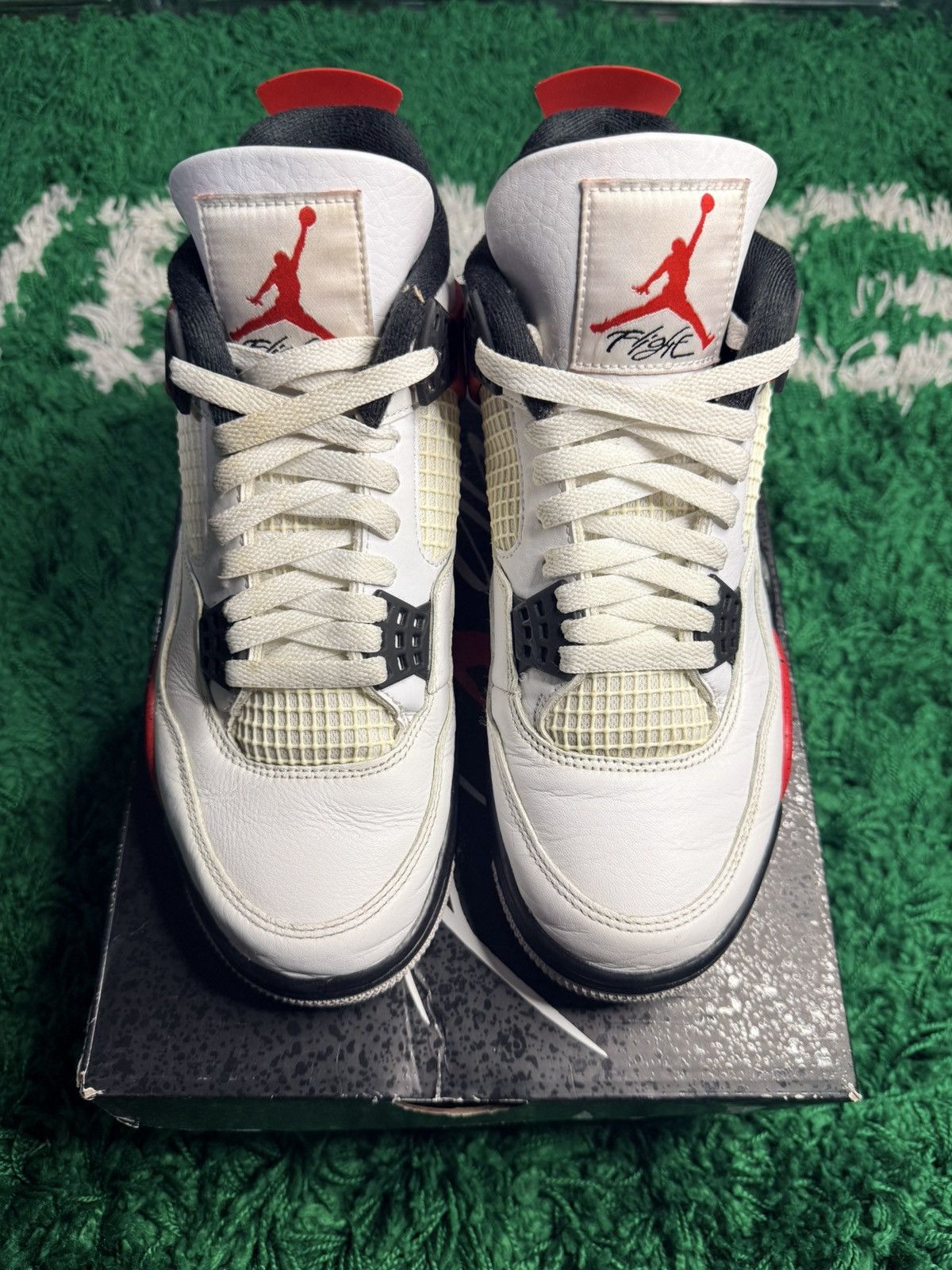 Jordan Brand Air Jordan 4 ‘red cement’ Size US 8.5 / EU 41-42 - 5 Thumbnail