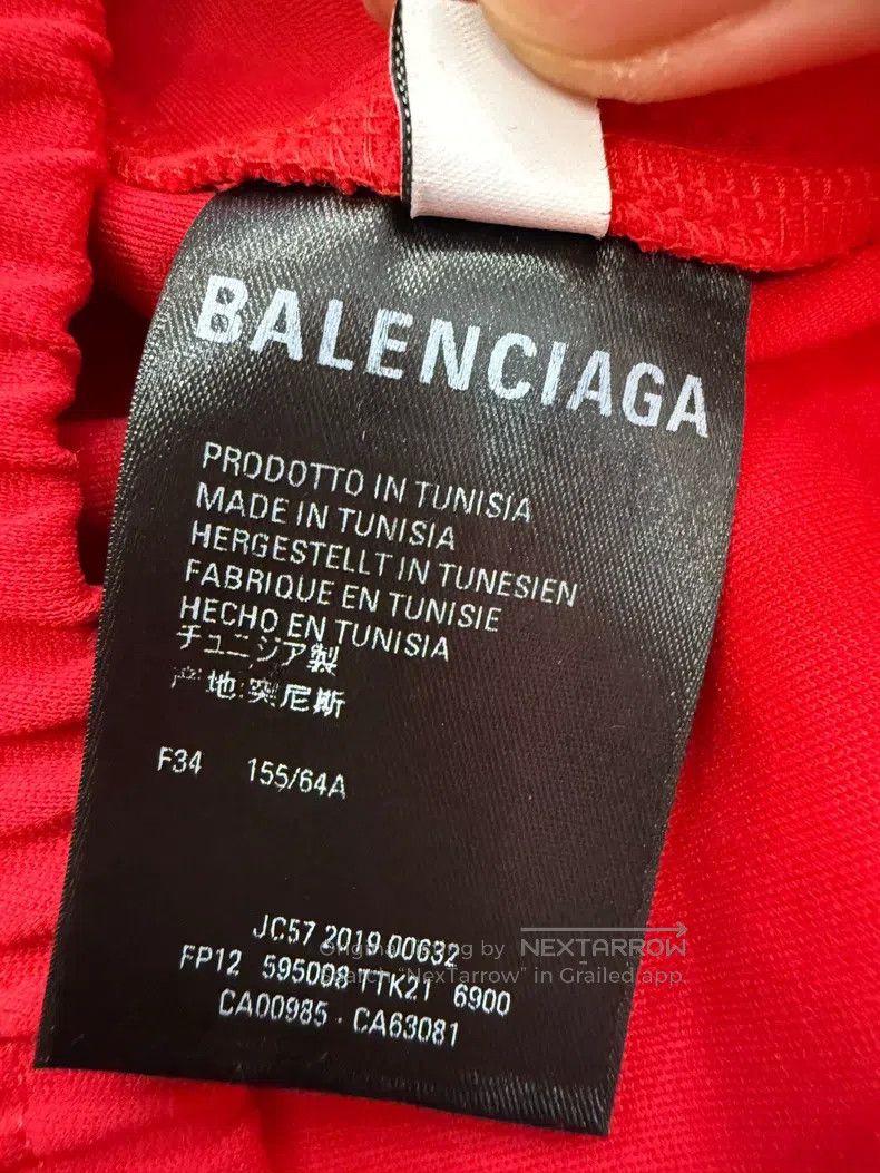 Balenciaga Balenciaga Red Casual Trousers Size 33" - 6 Thumbnail