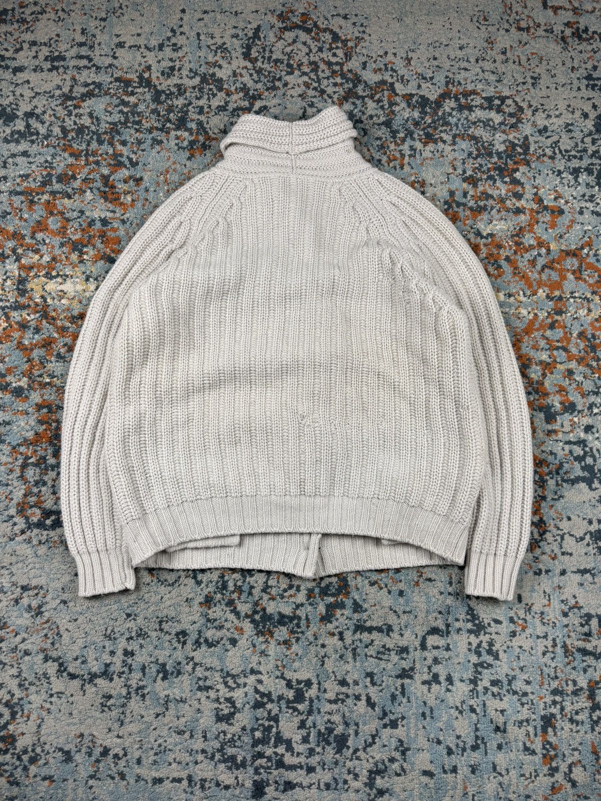 Prada Prada cashmere wool blend pearl button cardigan sweater knit Size L / US 10 / IT 46 - 2 Thumbnail