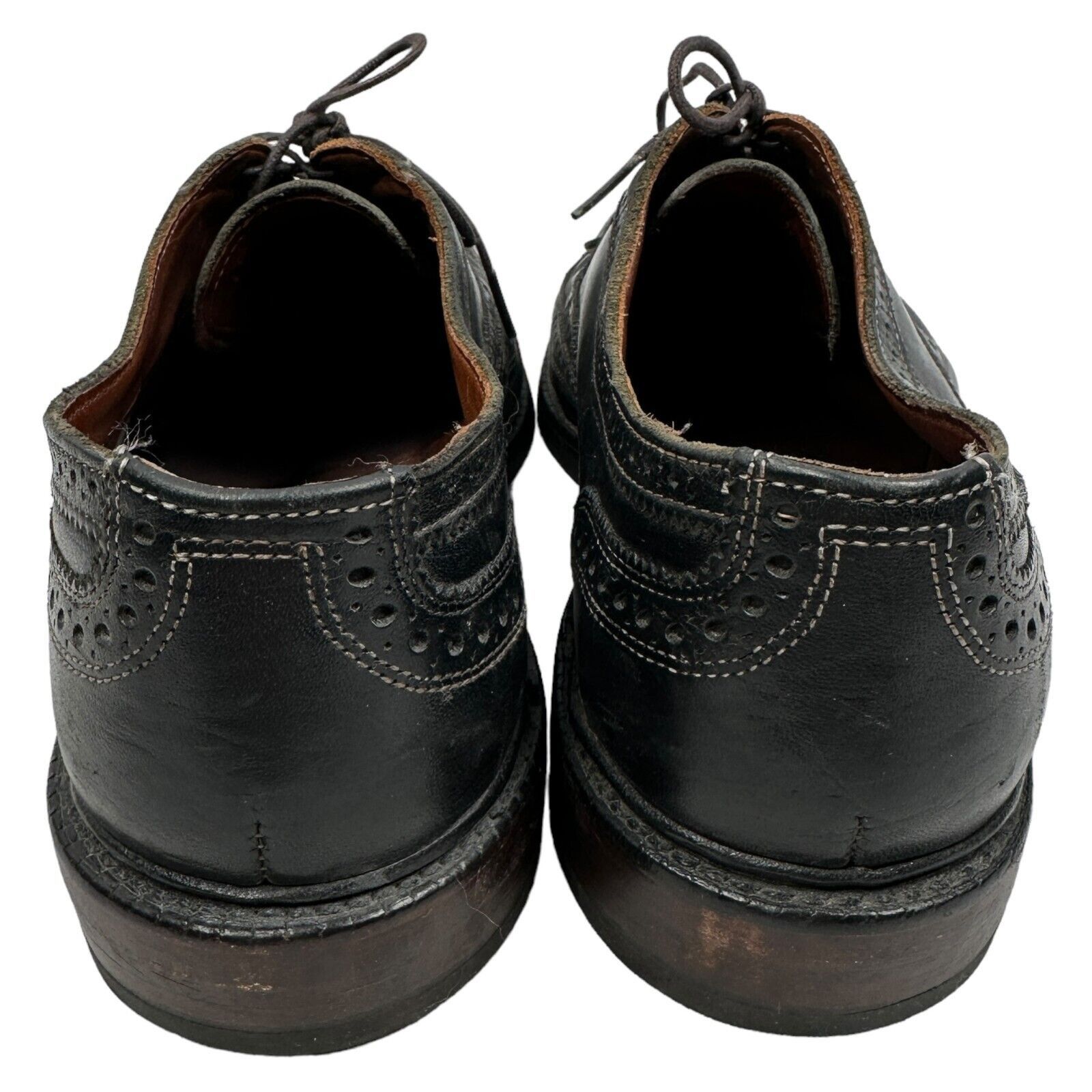 Allen Edmonds Allen Edmonds McTavish Black Wingtip Oxford Shoes 11 D Size US 11 / EU 44 - 4 Thumbnail