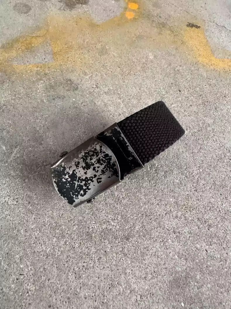 Helmut Lang Helmut Lang Helmut Lang Archive Military Metal Belt-2507 Size ONE SIZE - 2 Thumbnail