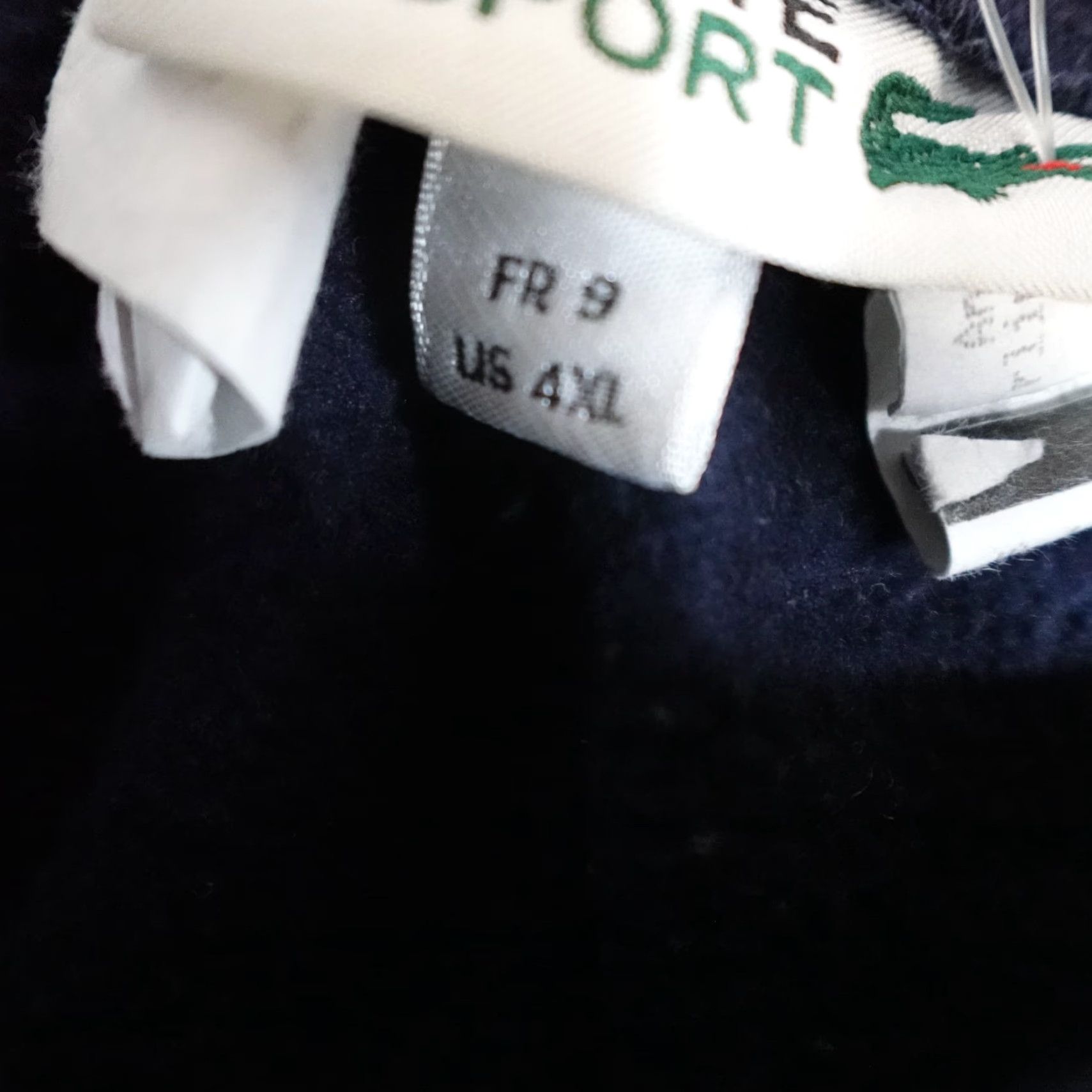 Lacoste Lacoste Pants 4XL Blue Solid Drawstring Joggers Mens Regular Cotton Blend Activewear Size US 39 - 7 Thumbnail