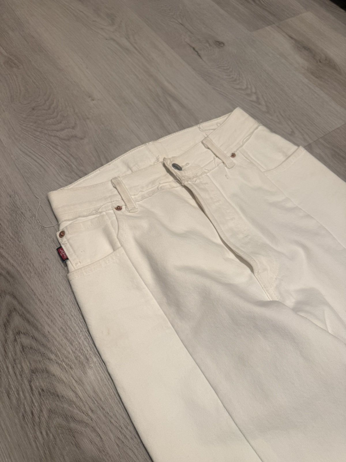 Levi's × Vetements s/s 2017 white reconstructed denim!! Size US 28 / EU 44 - 3 Thumbnail