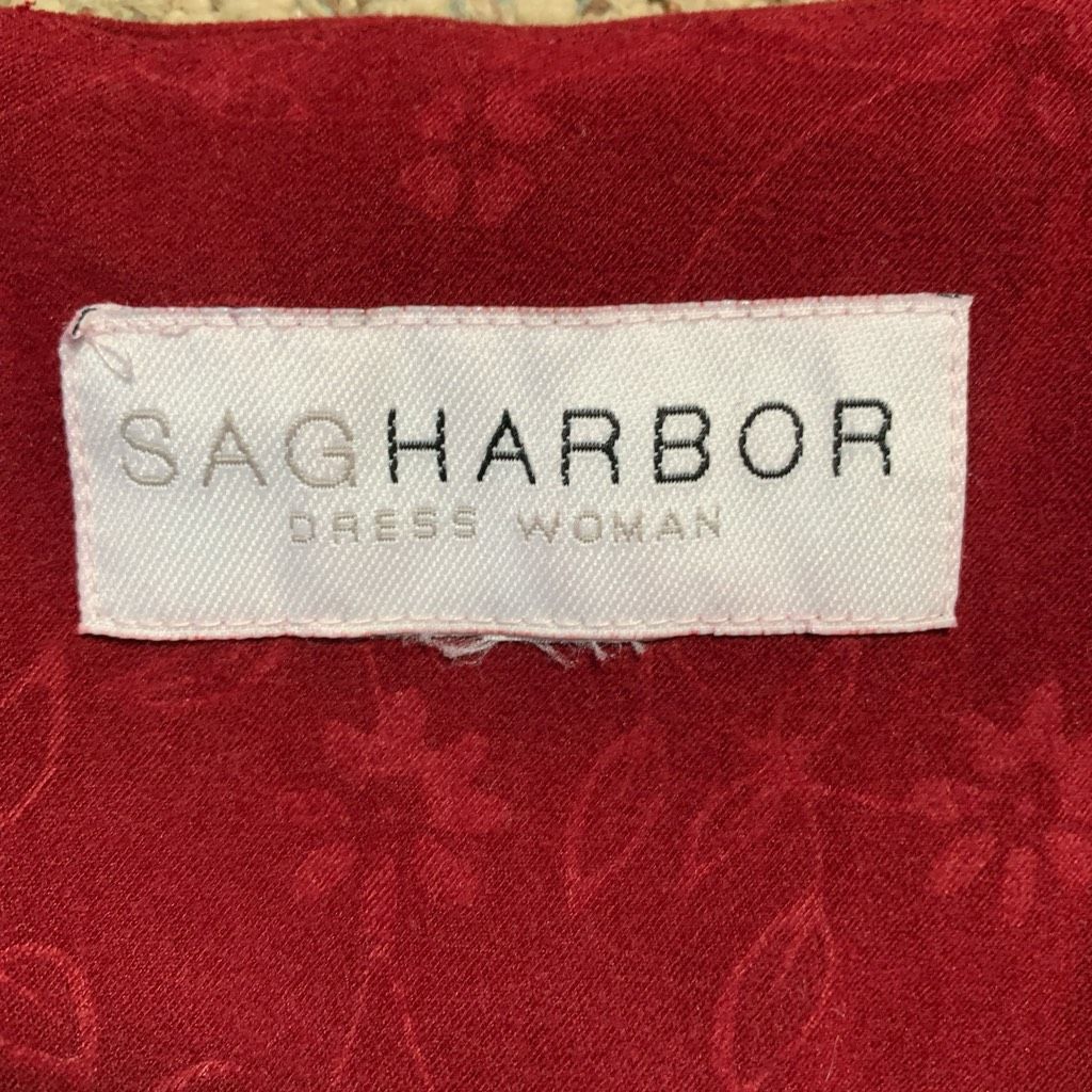 Vintage Vintage Sag Harbor Vest Burgundy Red Floral Embossed Button Size XL / US 12-14 / IT 48-50 - 6 Thumbnail