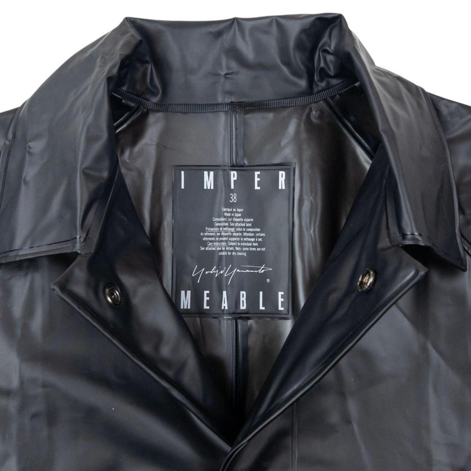 Yohji Yamamoto Vintage Yohji Yamamoto Impermeable Transluscent Rain Jacket Size US XL / EU 56 / 4 - 4 Thumbnail
