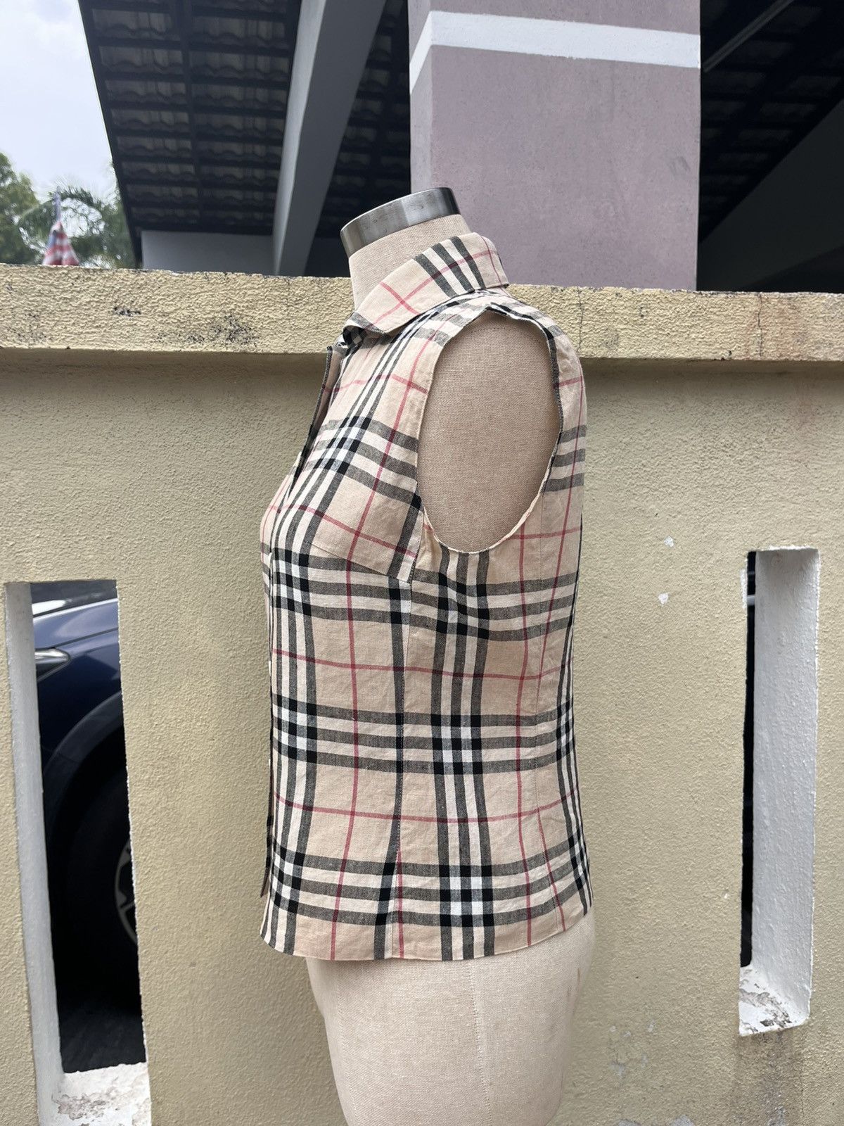 Burberry Nova check blouse Size S / US 4 / IT 40 - 2 Thumbnail
