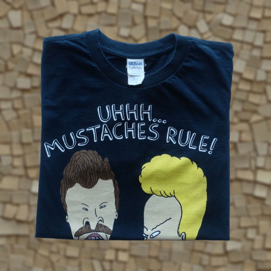Gildan VINTAGE MTV Beavis & Butt Head Gildan Y2K 90s T-Shirt Men’s Adult S Black Short Sleeve Crew Neck Beavis & Butt-Head Cartoon 90s Size US S / EU 44-46 / 1 - 1 Thumbnail
