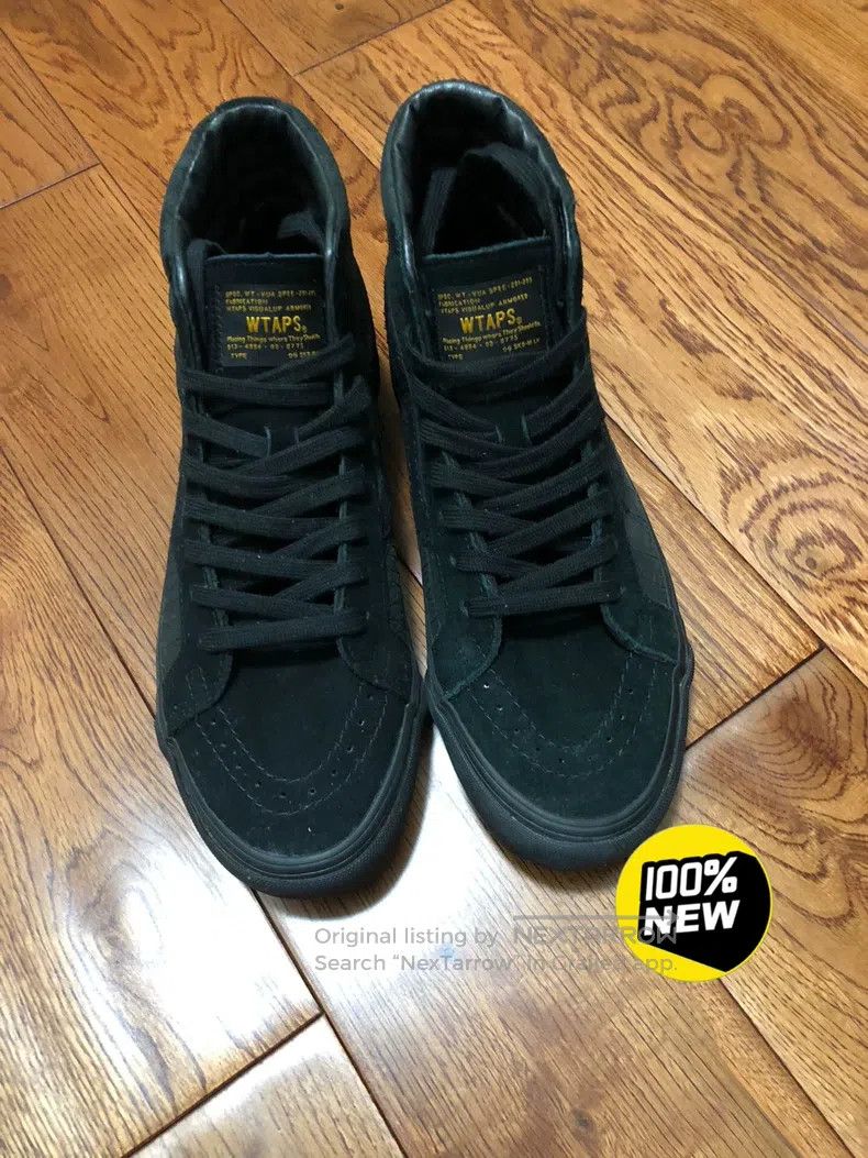 Wtaps Black high-top casual shoes