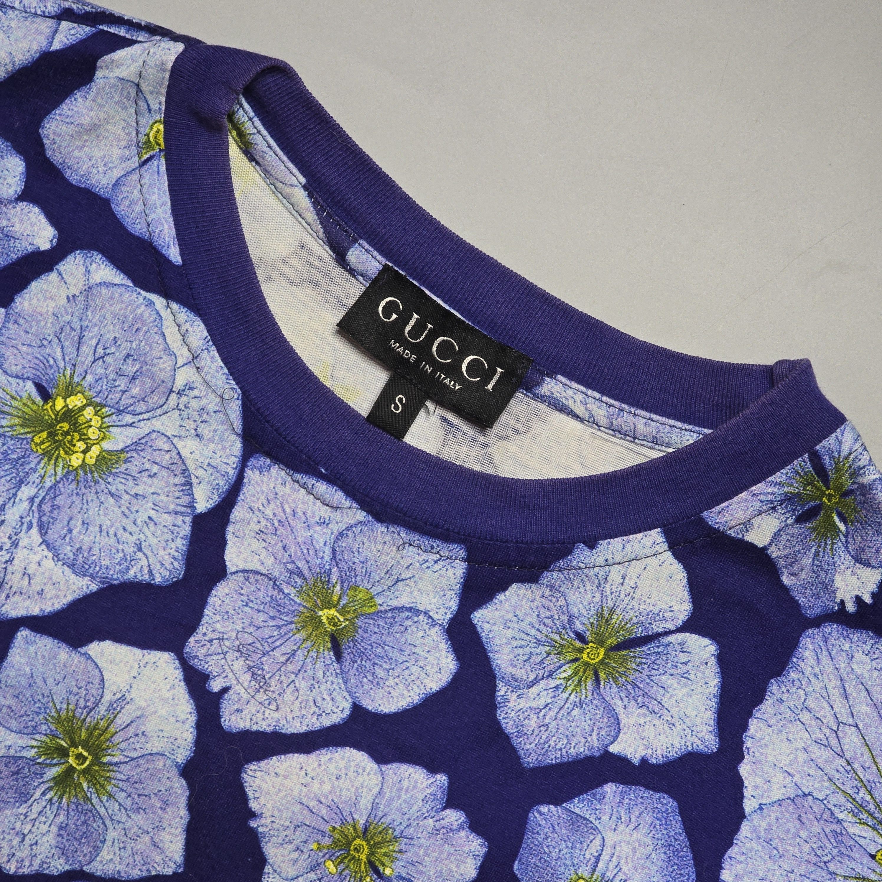 Gucci Gucci by Tom Ford - SS94 Poppy Print T-Shirt Size US S / EU 44-46 / 1 - 5 Thumbnail