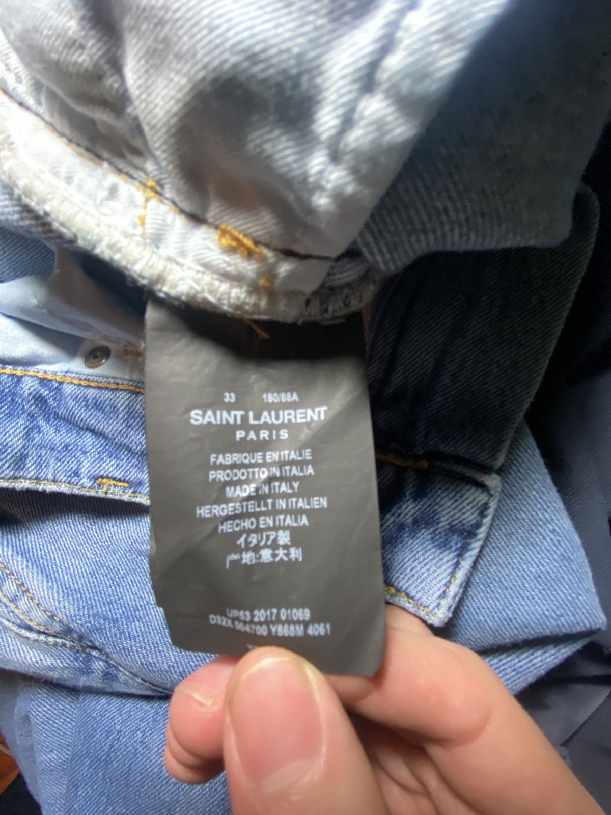 Yves Saint Laurent Yves Saint Laurent Size 33 D02 M/SK - LW Size US 33 - 4 Thumbnail