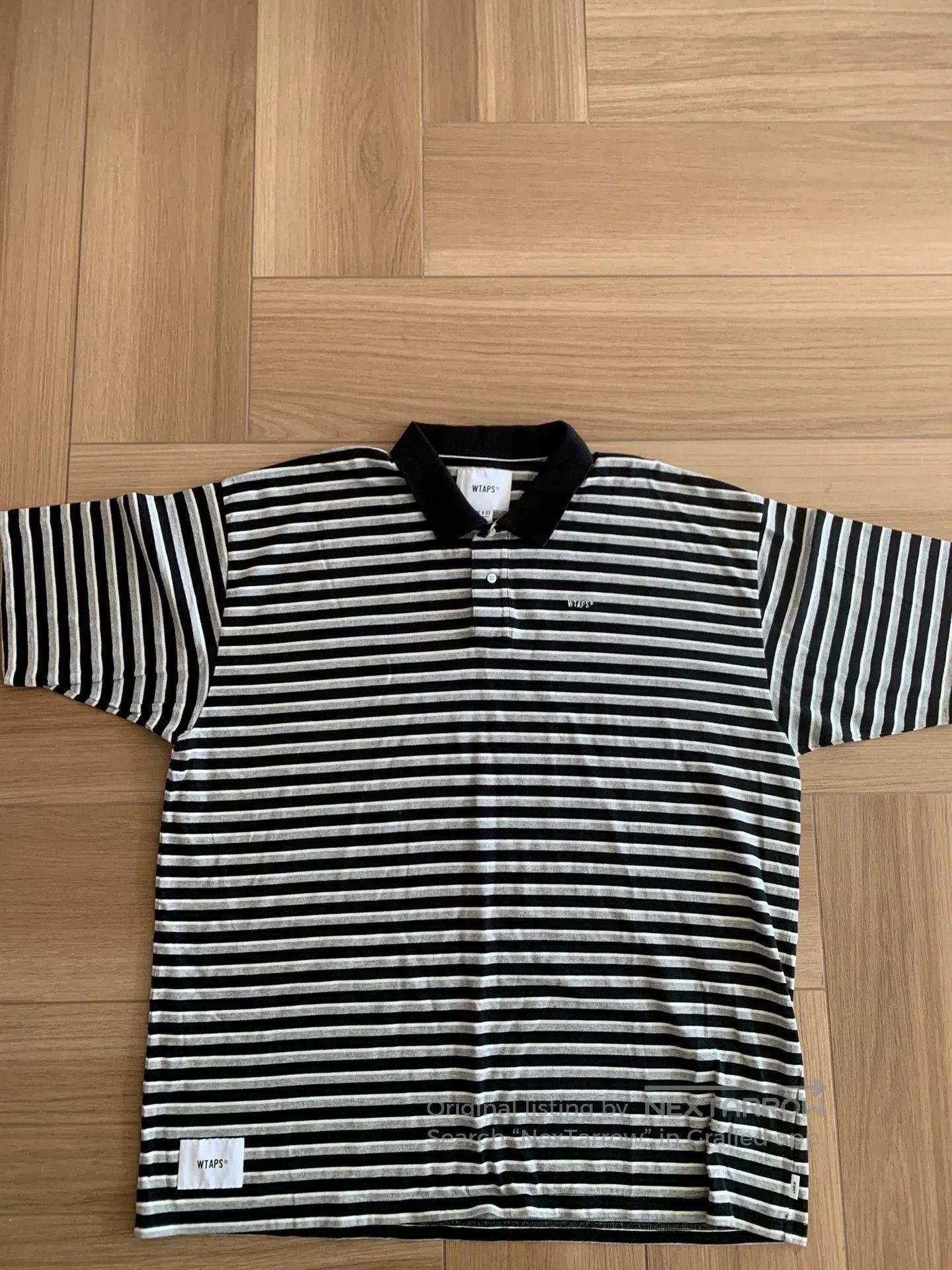 Wtaps wtaps vasque striped cotton polo shirt. Size US XXL / EU 58 / 5 - 1 Thumbnail