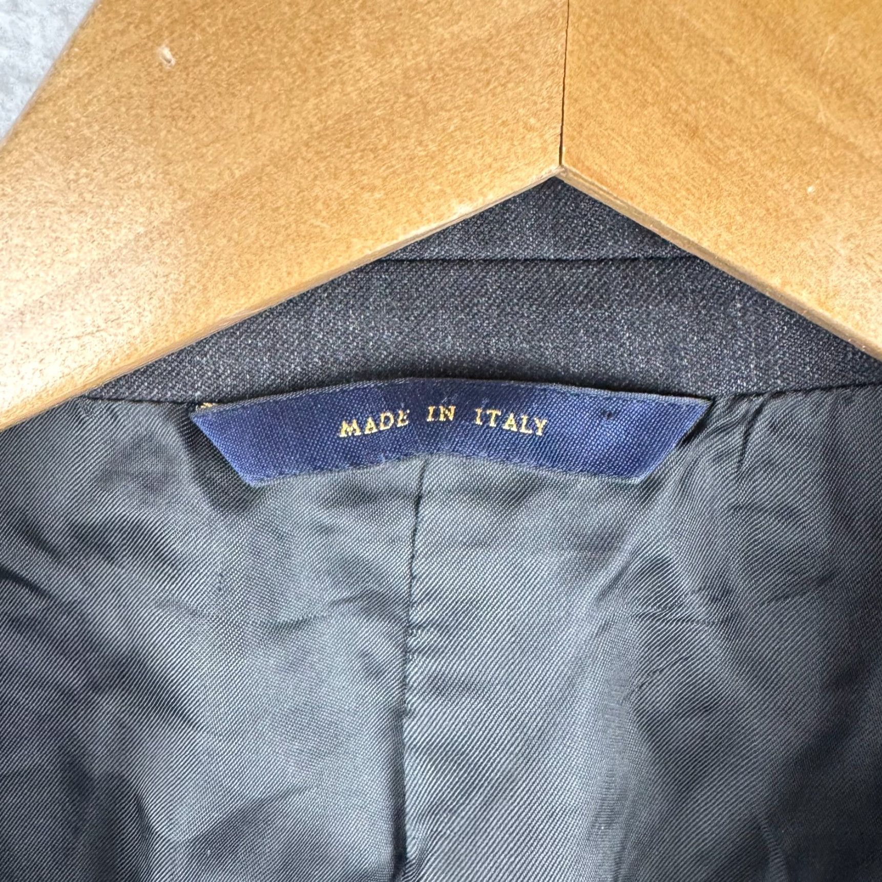 Brooks Brothers Brooks Brothers Blazer Wool 2 Piece Charcoal Mens 43R Classic 38 Waist Made in Italy Size 38R - 5 Thumbnail