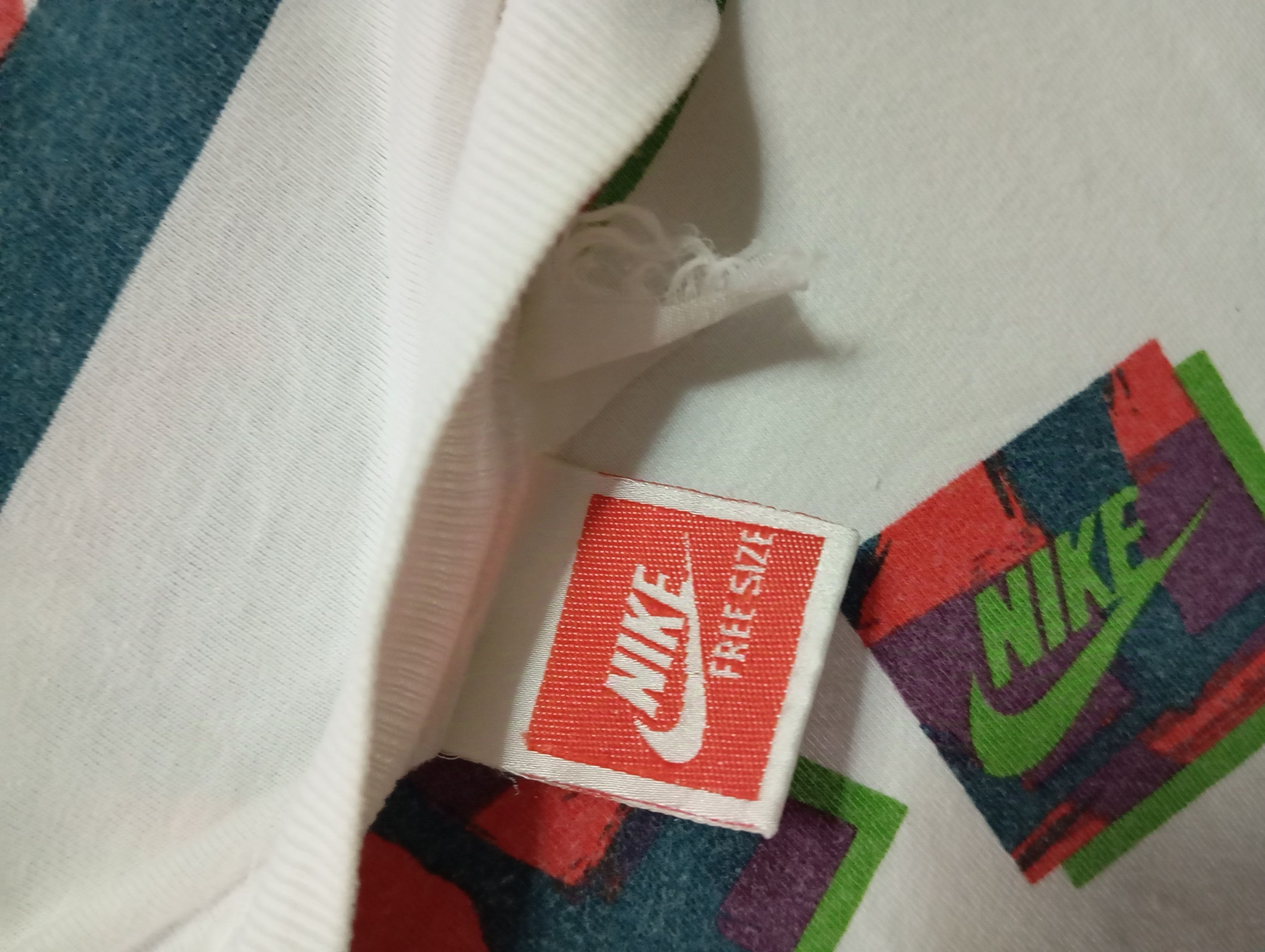 Nike × Vintage VTG 90s Nike Just Do It 🏀 tshirt Size US L / EU 52-54 / 3 - 4 Thumbnail