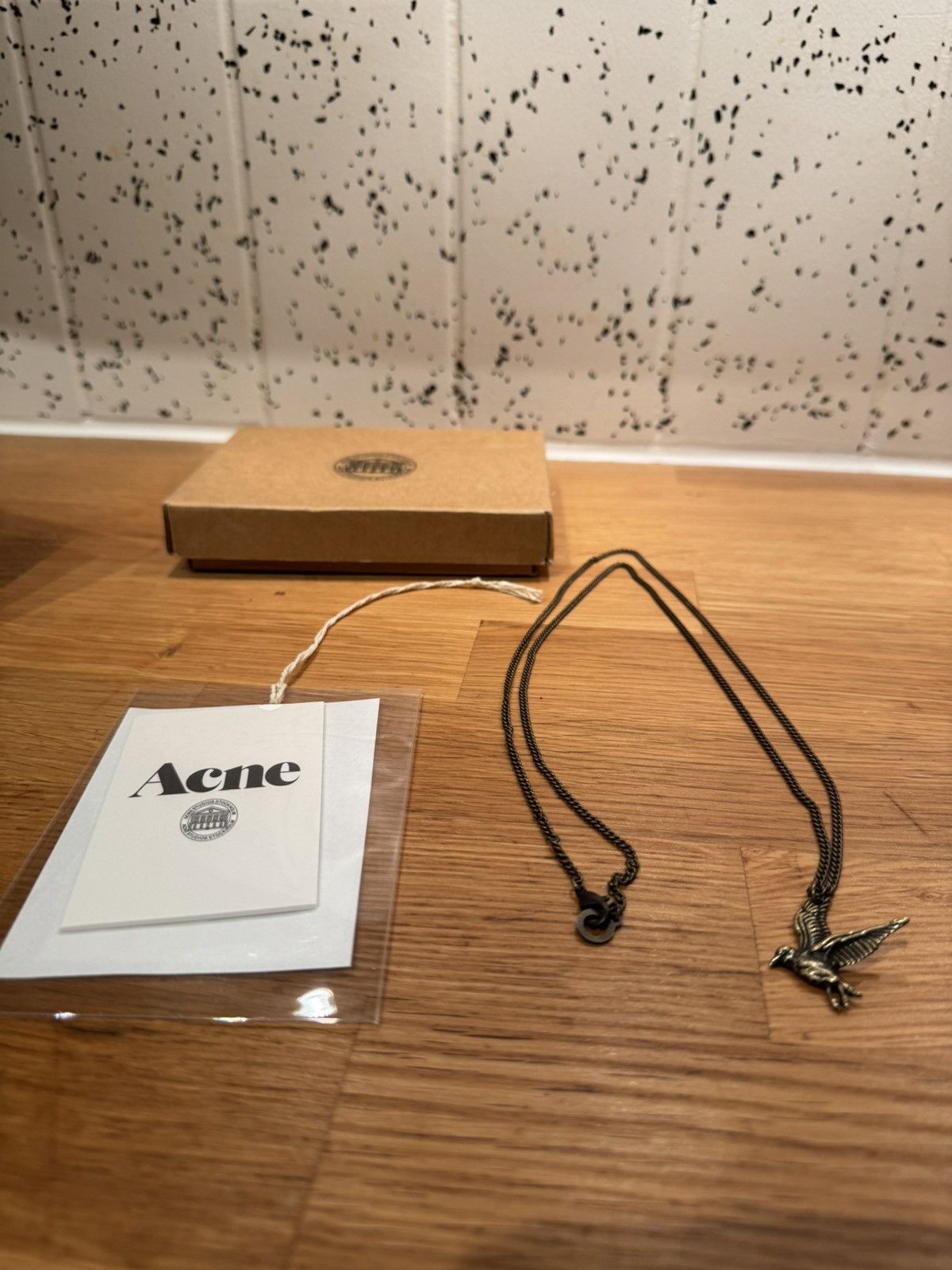 Acne Studios Archive “Jonathan” Brass Necklace Size ONE SIZE - 2 Thumbnail