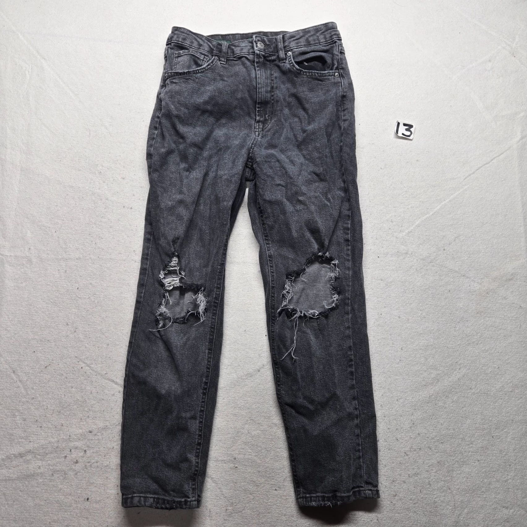 Vintage Wild Fable Jeans Black High Rise Skinny 8 Women's Distressed 5-Pocket Denim Pants Adult Regular Denim Pants Black Womens 8 Size 30" / US 8 / IT 44 - 2 Thumbnail