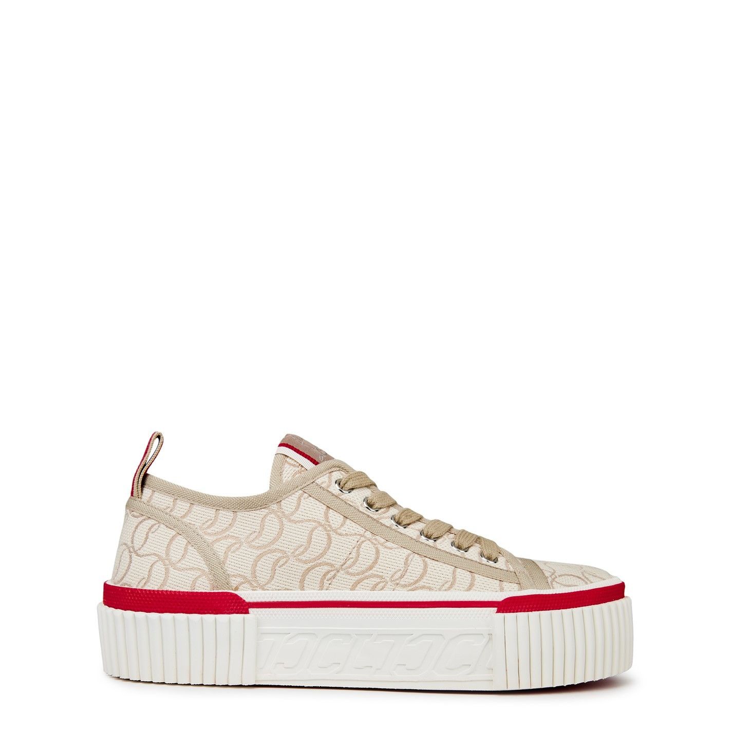 Christian Louboutin Super Pedro Cl Platform Sneakers Size US 7 / IT 37 - 1 Thumbnail