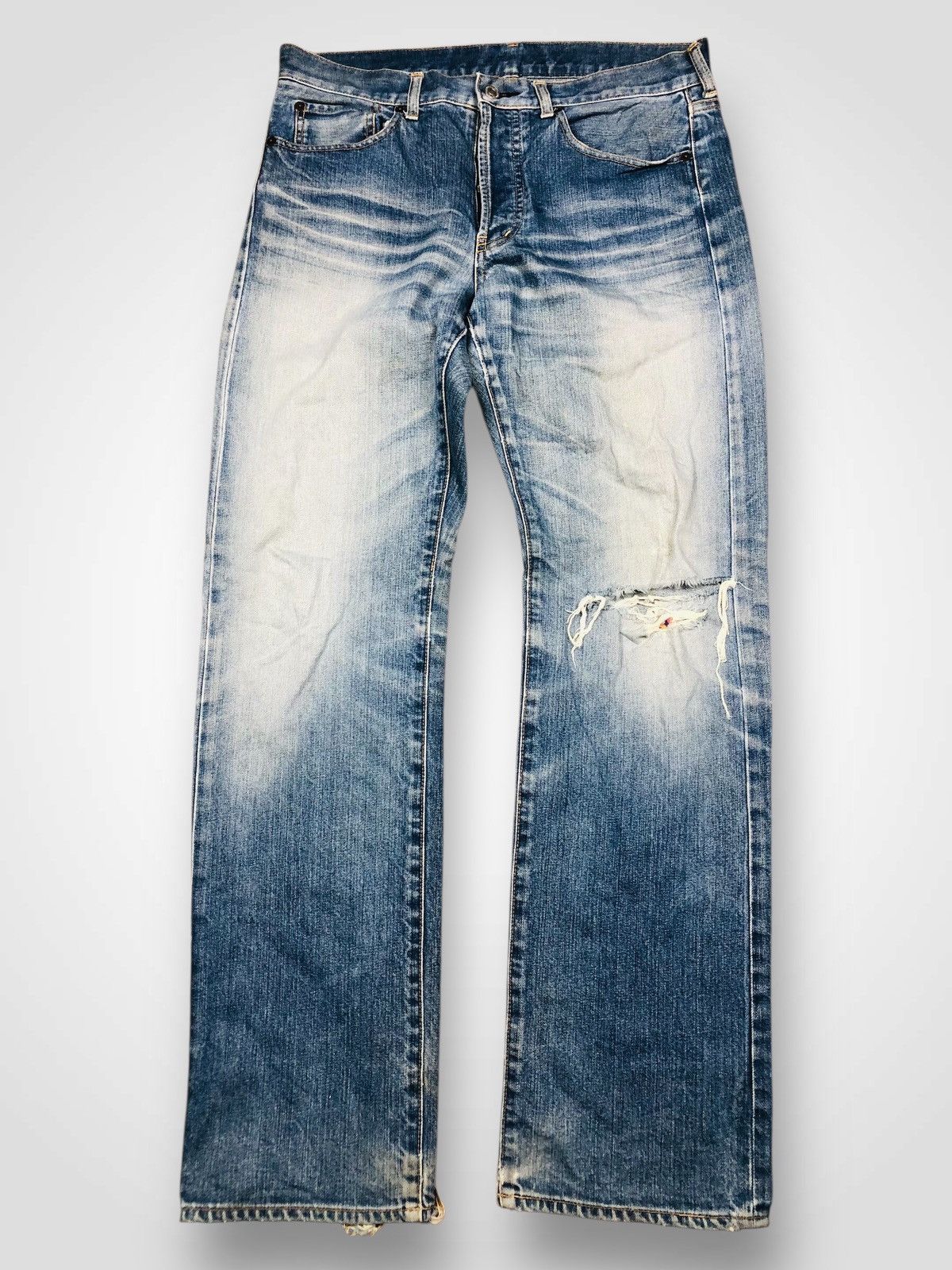 Takeo Kikuchi Takeo Kikuchi Ripped Jeans (35) Size US 34 / EU 50 - 1 Thumbnail