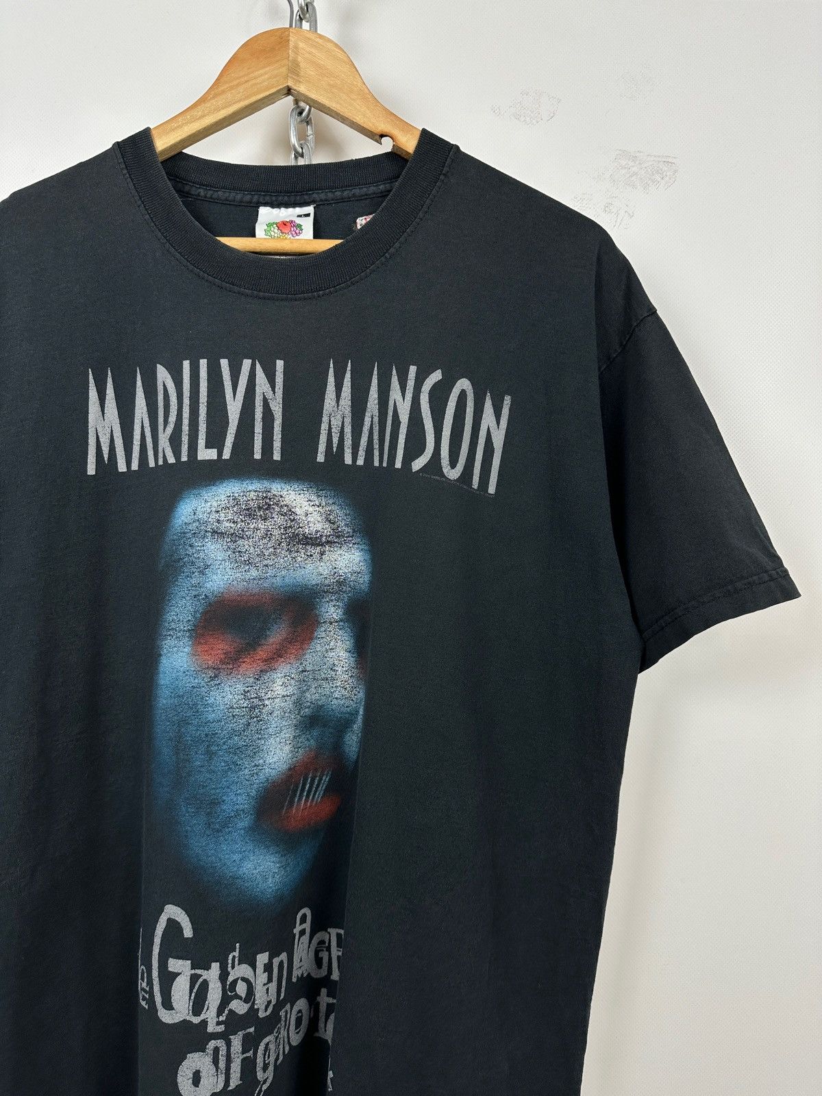 Band Tees 2003 Vintage Marilyn Manson The Golden Age of Grotesque Size US L / EU 52-54 / 3 - 6 Thumbnail