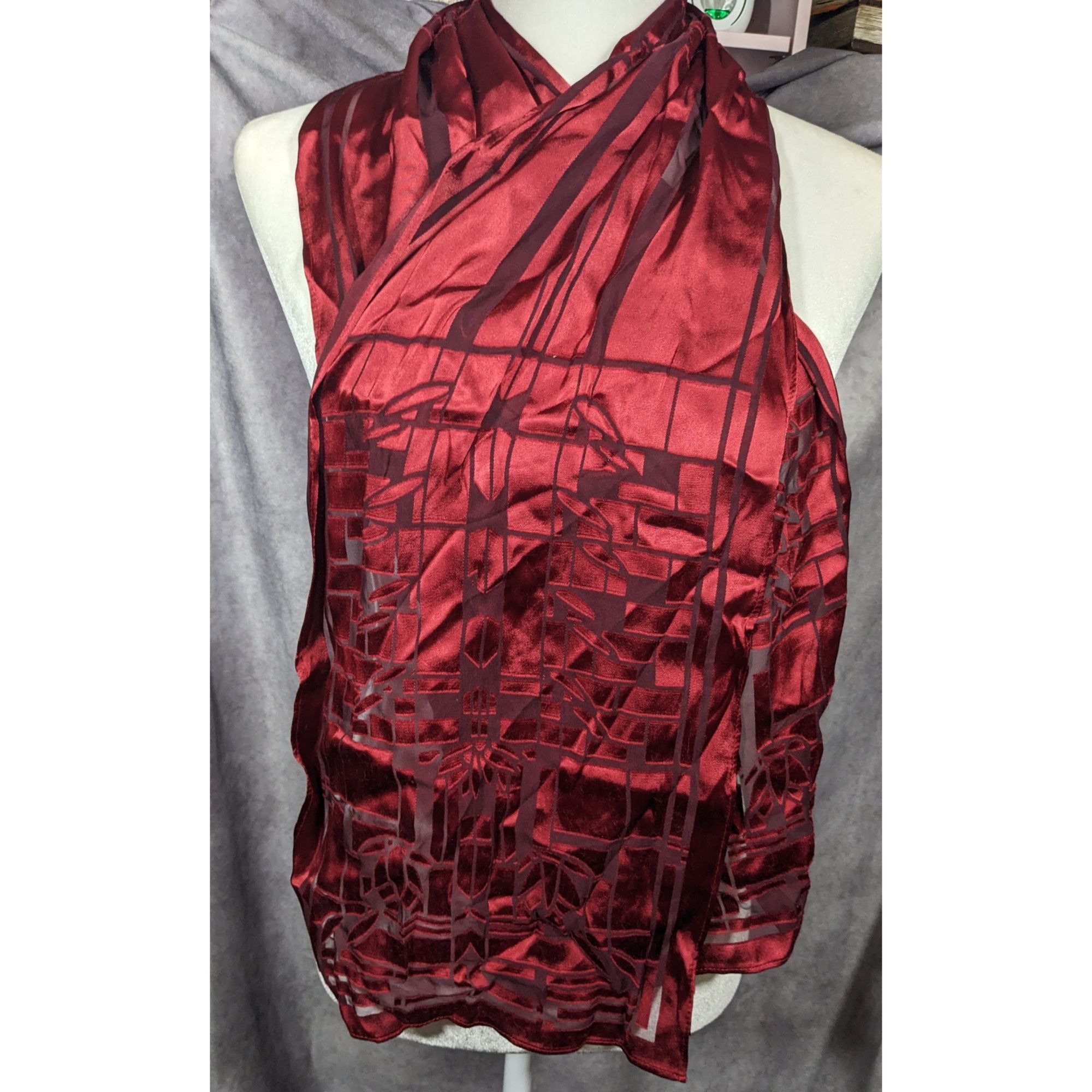 Other MOMA Officially Licensed Frank Lloyd Wright Red Burnout Scar Size ONE SIZE - 10 Thumbnail