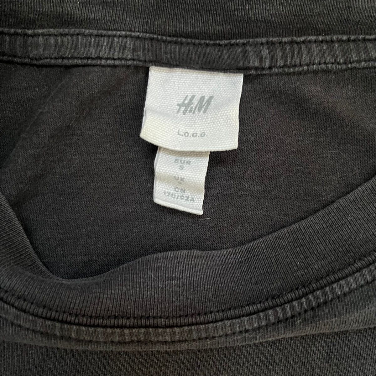 H&M H&M L.O.G.G. “WAVES” Graphic Tee – Black SMALL Size US S / EU 44-46 / 1 - 3 Thumbnail