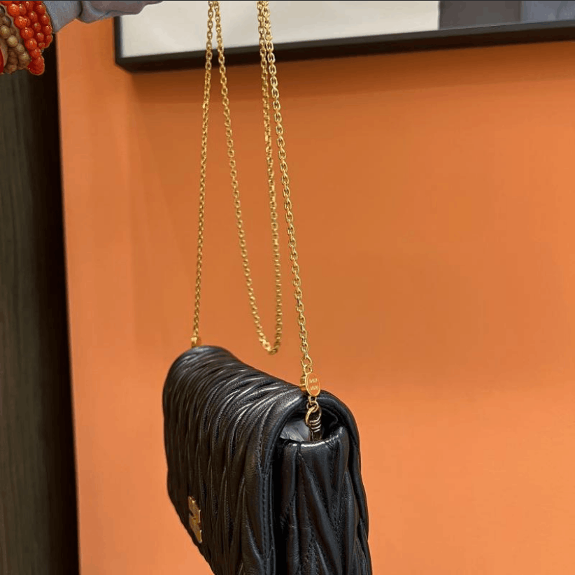 Miu Miu Miu Miu Chain Nappa‑Leather Crossbody & Shoulder Bag Size ONE SIZE - 13 Thumbnail