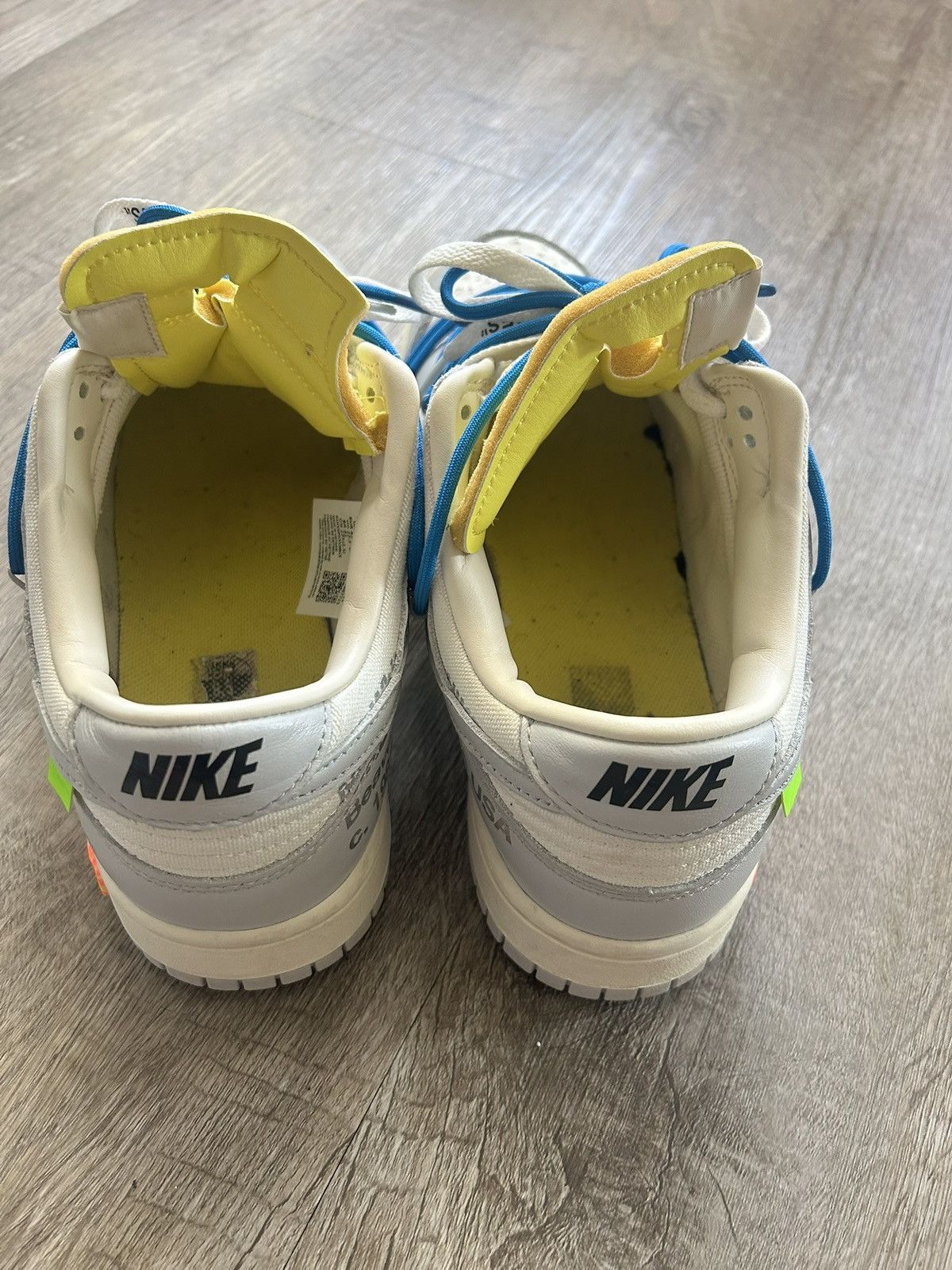 Nike × Off-White Nike Dunk Low Off-White Lot 10 Size US 9.5 / EU 42-43 - 10 Thumbnail