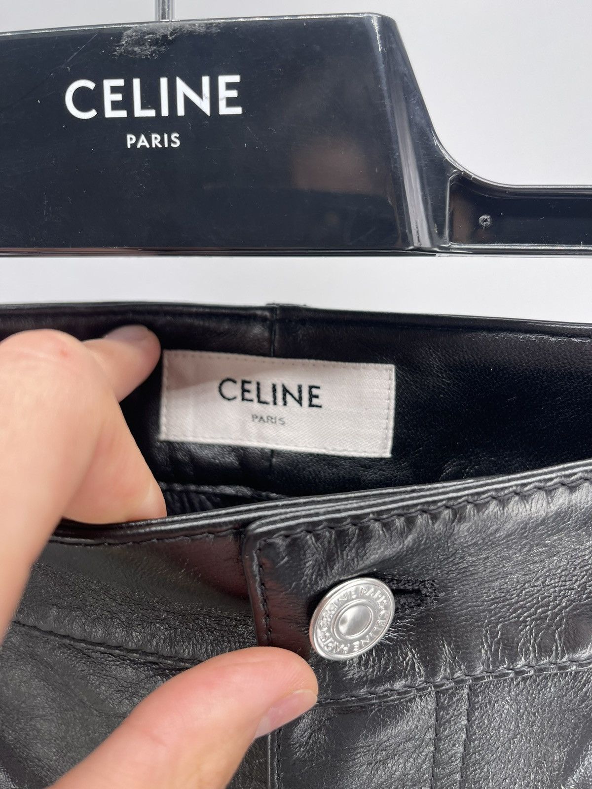 Celine Celine Lou leather jeans size 48 Size US 34 / EU 50 - 5 Thumbnail