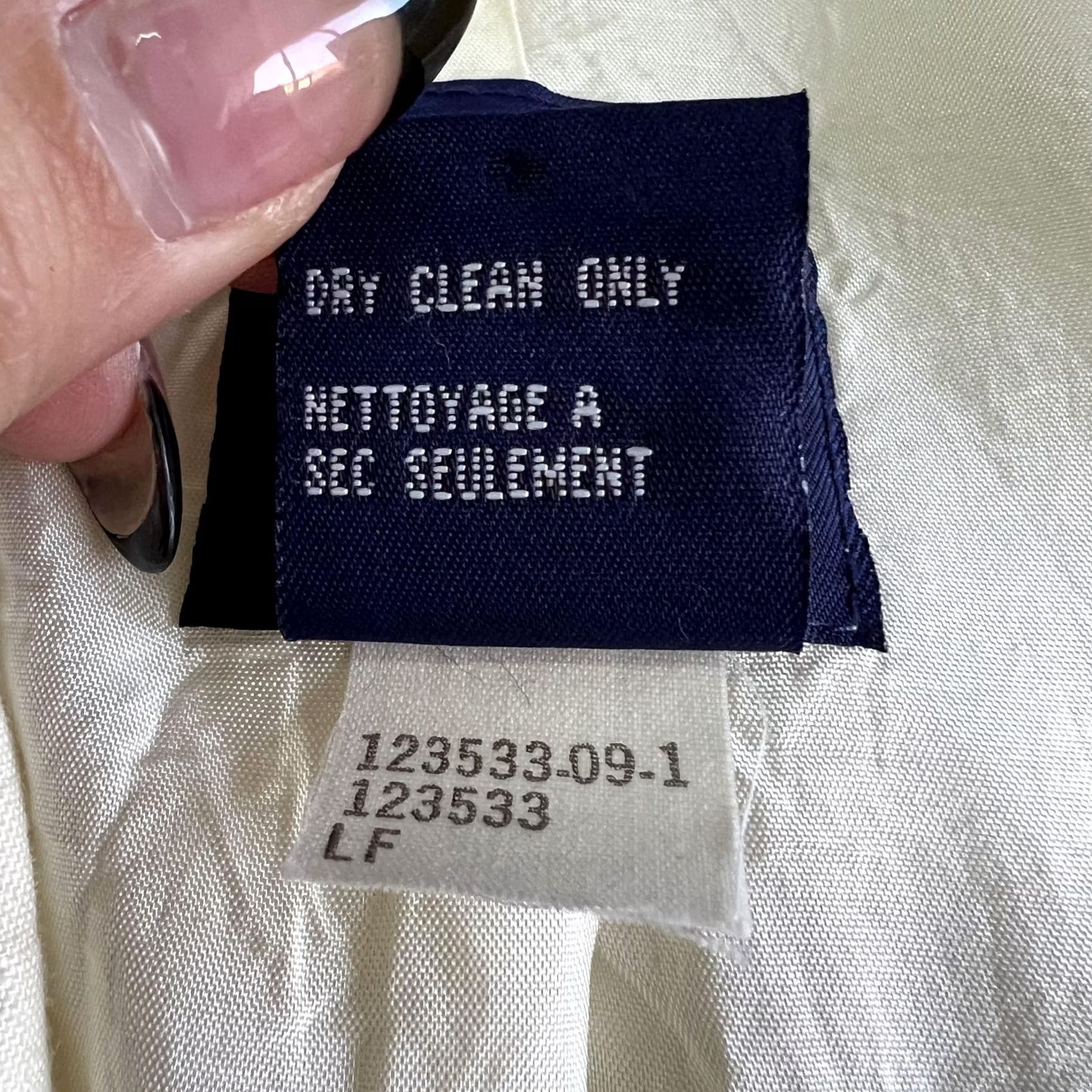 Gap VINTAGE GAP Blazer Womens Large Cream White Linen Single Breasted Casual Jacket Size L / US 10 / IT 46 - 4 Thumbnail