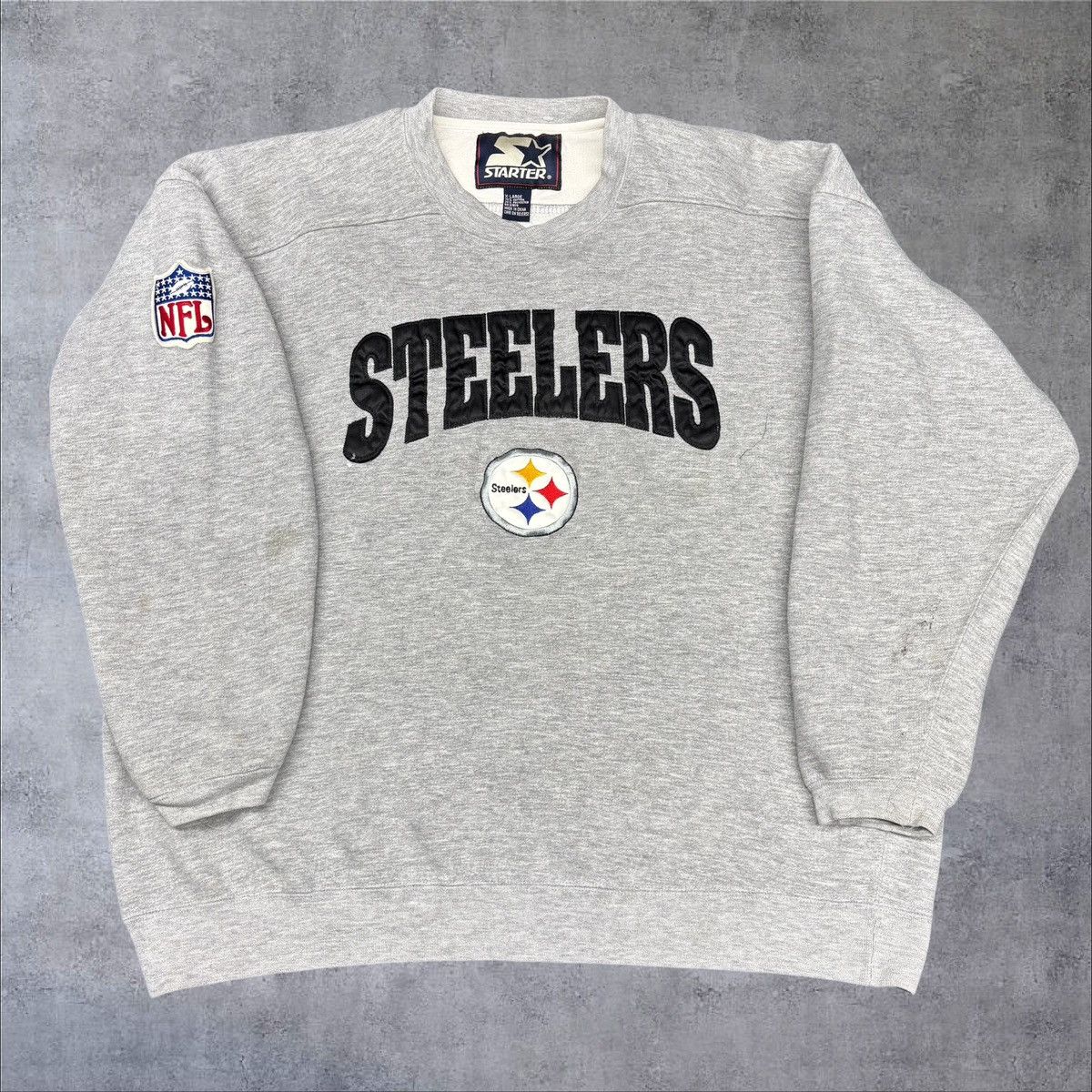 Starter × Vintage Vintage Pittsburgh Steelers Sweatshirt Size US XL / EU 56 / 4 - 1 Thumbnail