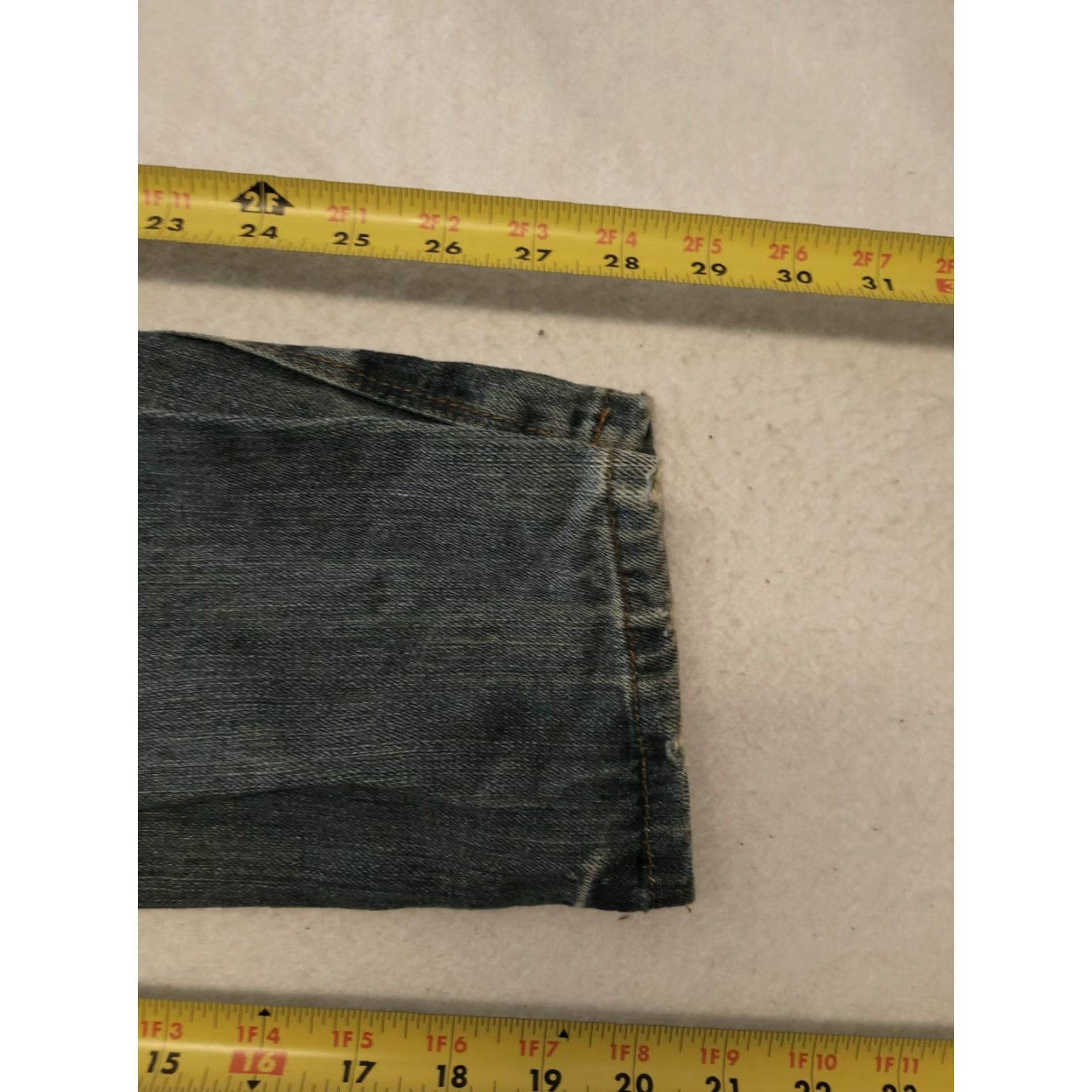 Fox Racing Fox Jeans Men's 28x28 Blue Low Rise Straight Fit Denim Pants Size US 28 / EU 44 - 7 Thumbnail