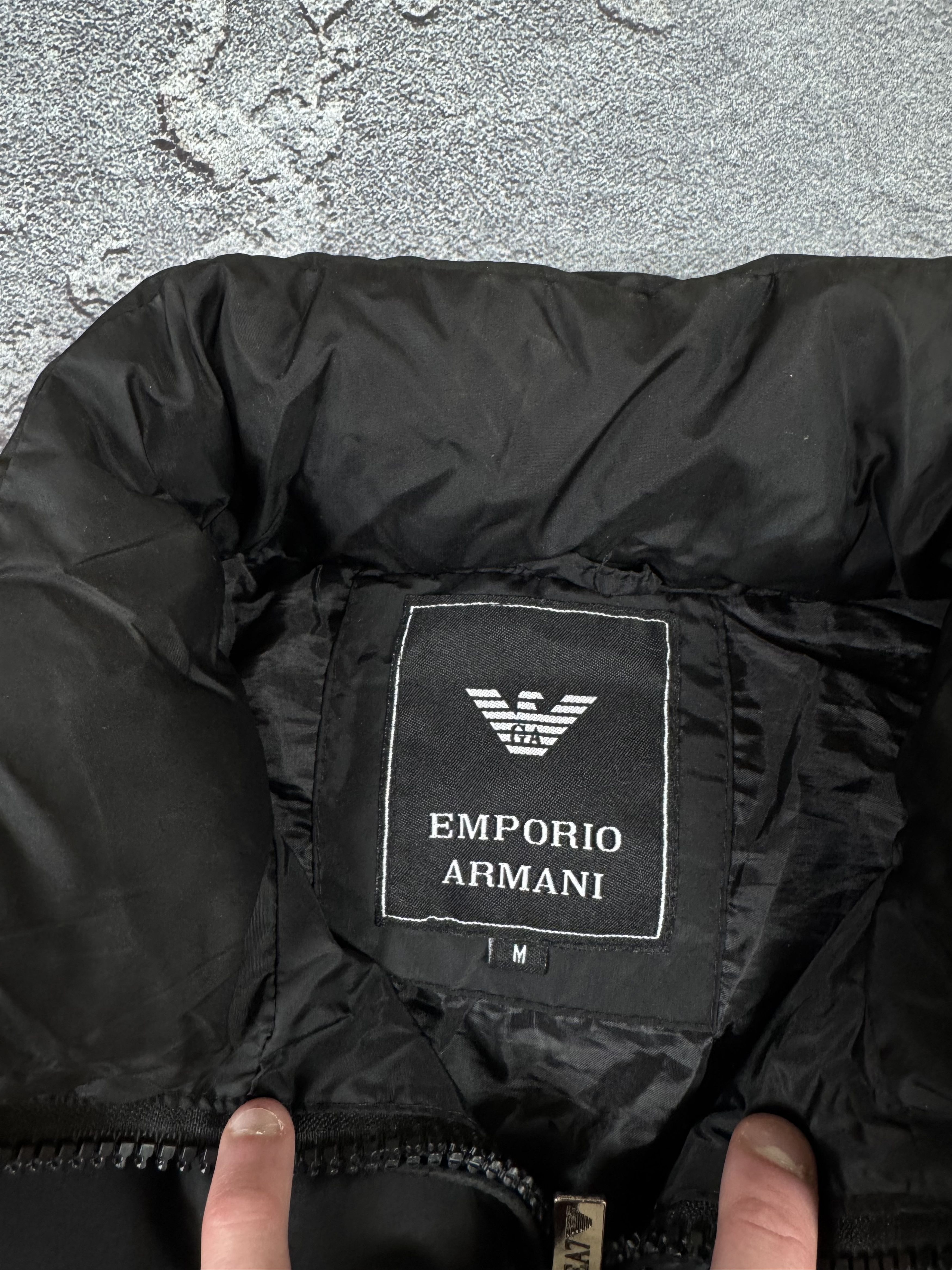 Emporio Armani Emporio Armani Nylon Cropped Bomber Jacket Size M Size US M / EU 48-50 / 2 - 3 Thumbnail
