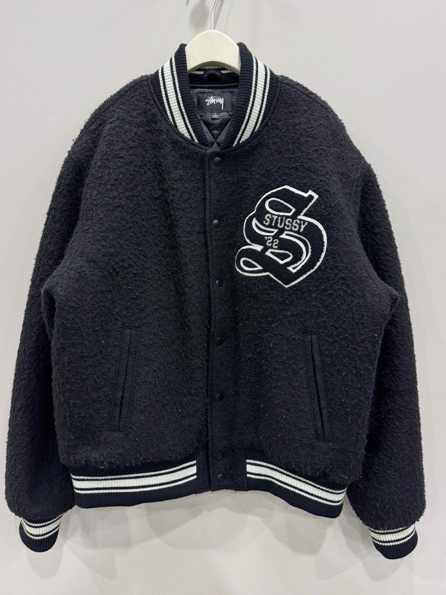 Stussy stussy wool embroidered bomber jacket size L Size US L / EU 52-54 / 3 - 1 Thumbnail