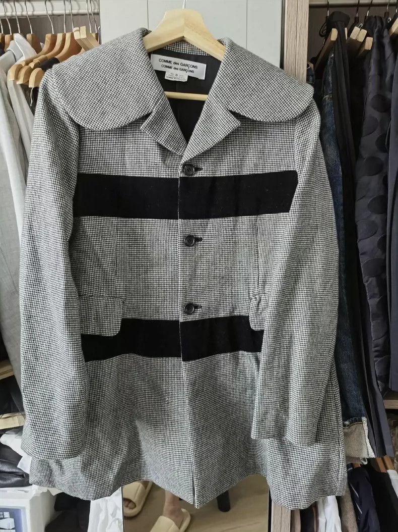 Comme des Garcons Comme Des Garcons Thousand bird grid wool coat 2506-Nextarr Size S / US 4 / IT 40 - 1 Thumbnail