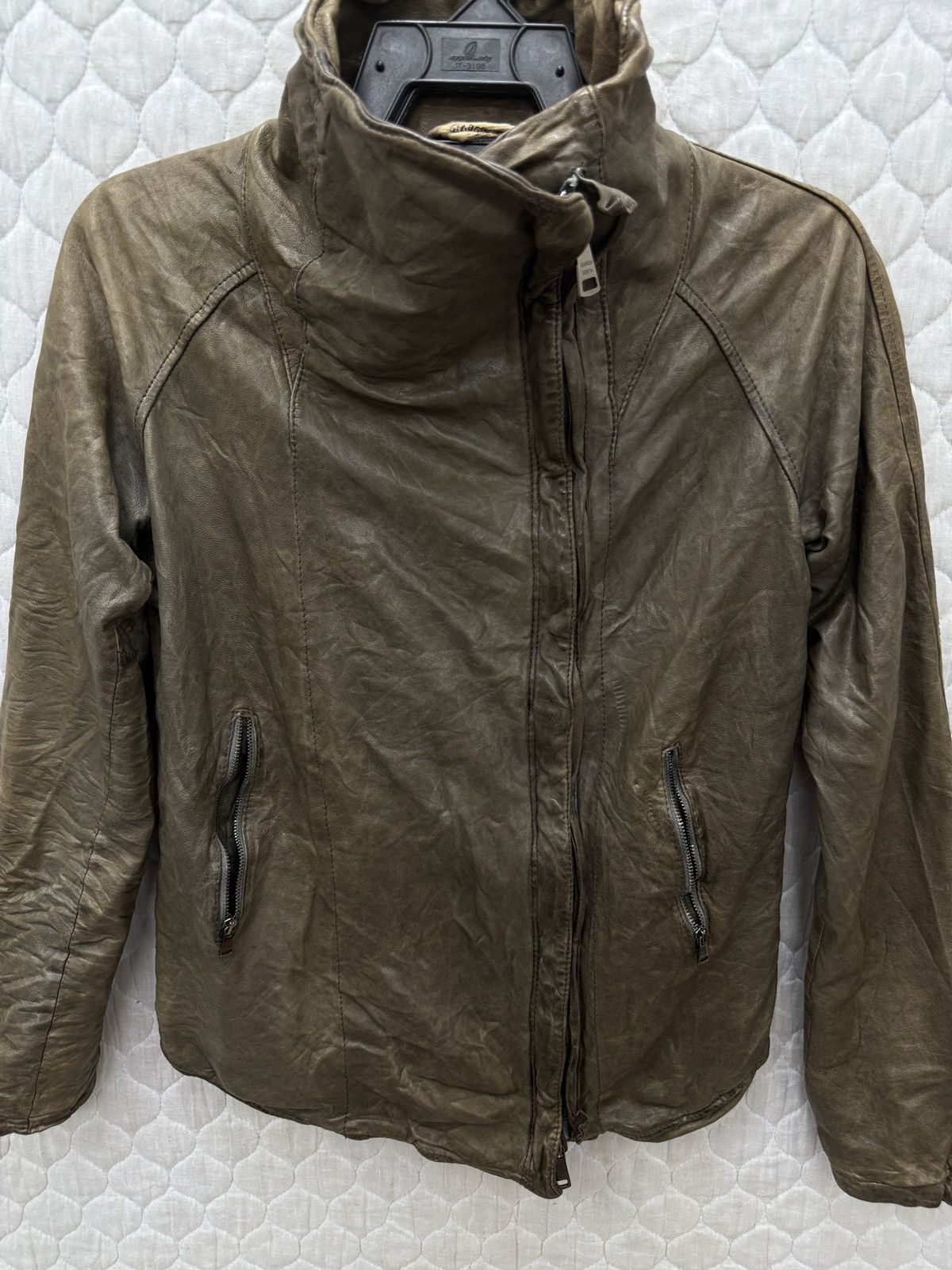 Giorgio Brato 💥🔥💥STEALS GIORGIO BRATO ORGANIC EDITION LEATHER GHOST JACKET Size S / US 4 / IT 40 - 17 Thumbnail