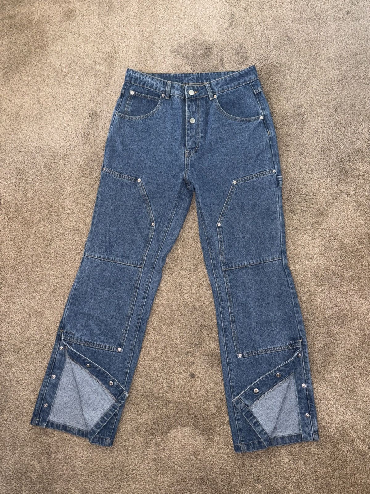 Japanese Brand Relaxed fit jeans Size US 31 - 2 Thumbnail