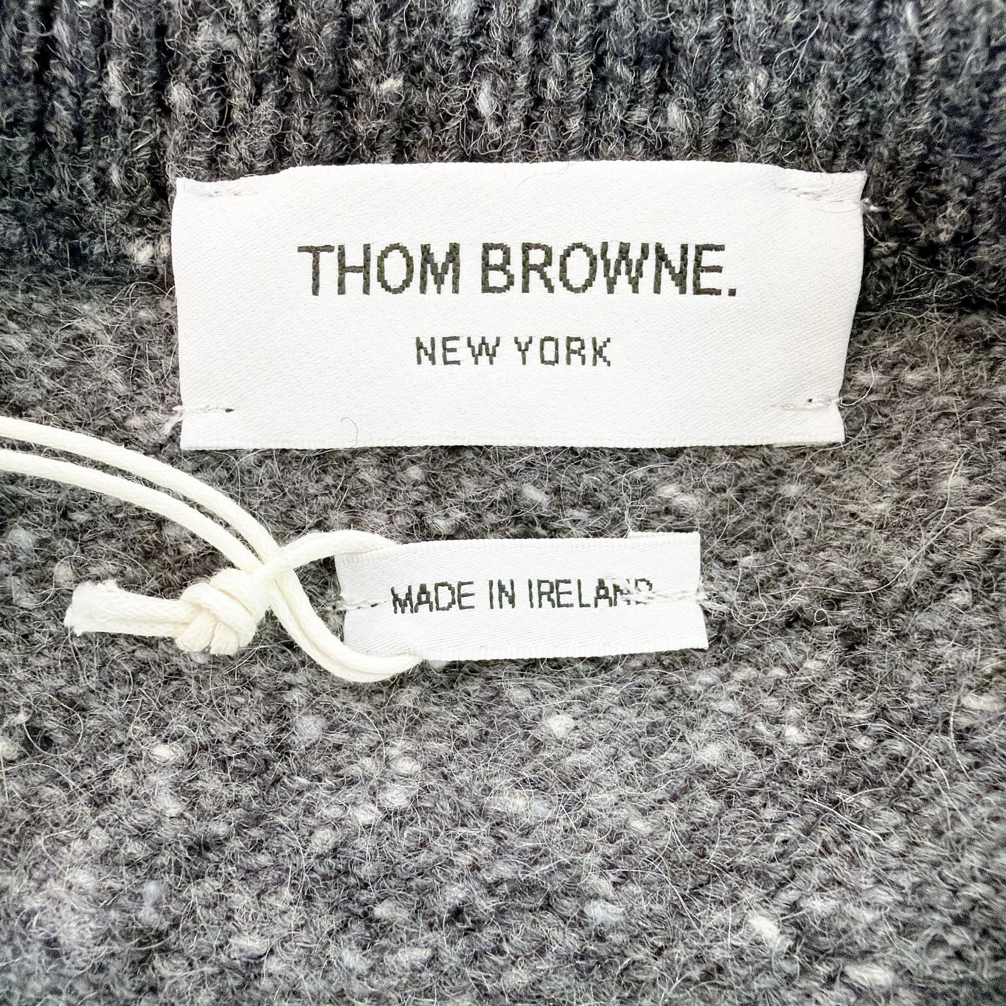 Thom Browne Thom Browne Gray Pullover 4 New w/ Tags Size S / US 4 / IT 40 - 7 Thumbnail