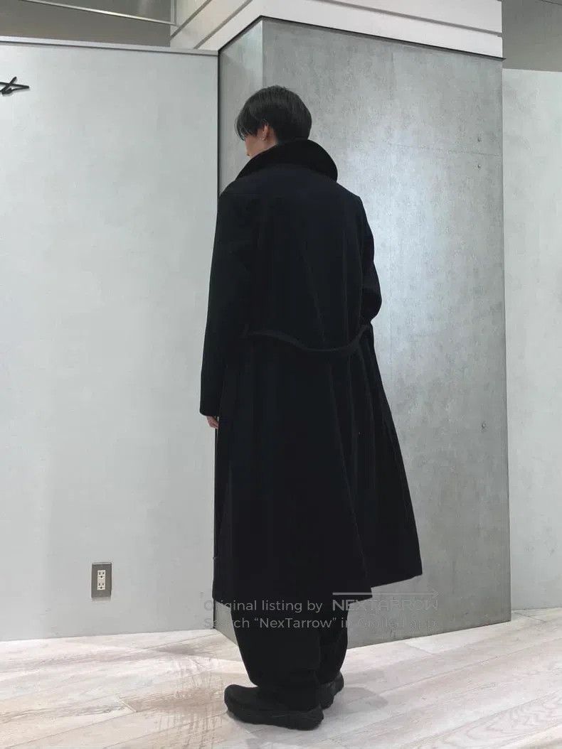 Yohji Yamamoto YOHJI YAMAMOTO Stand Collar Belted Coat Size US S / EU 44-46 / 1 - 3 Thumbnail