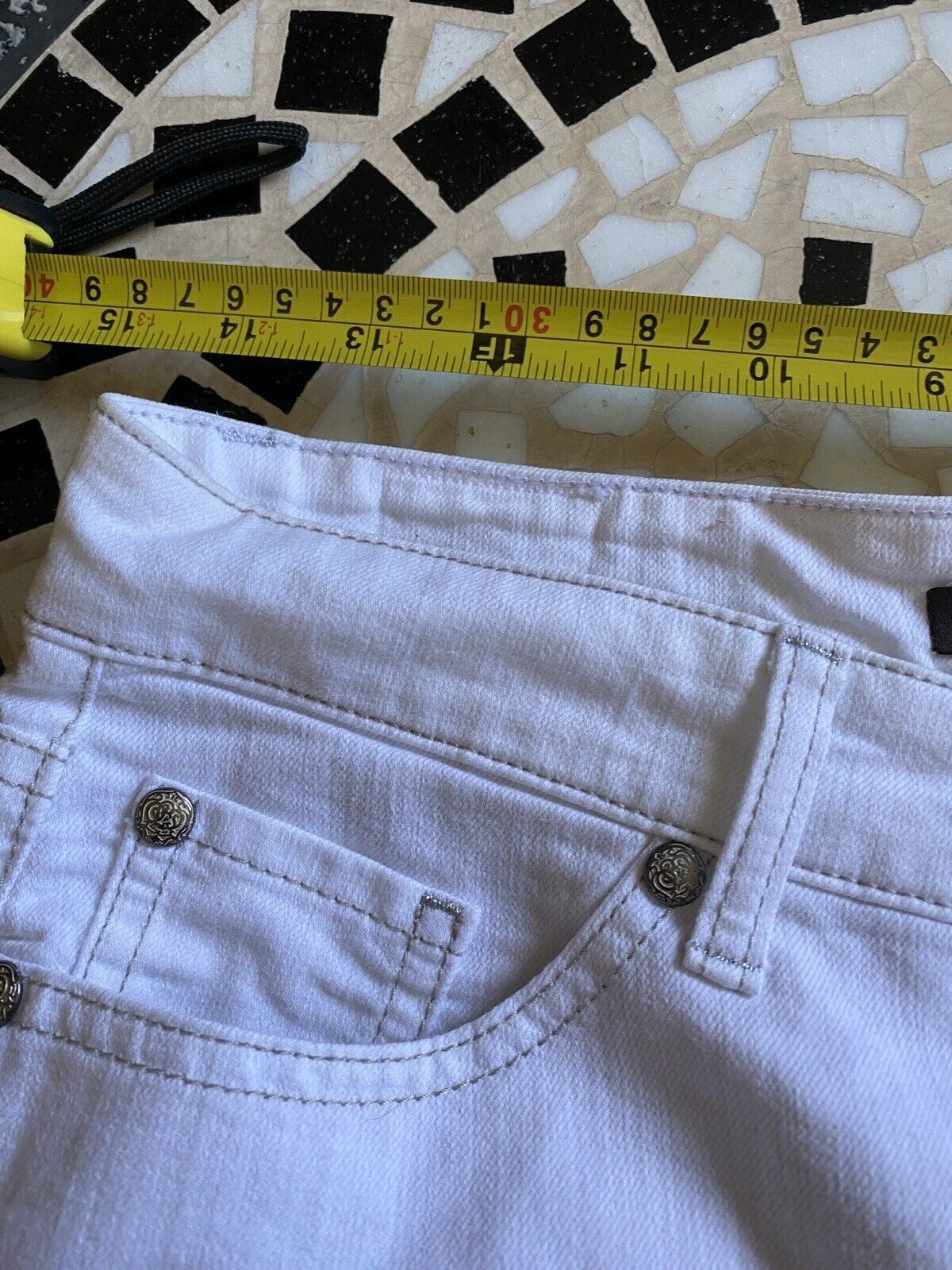 Other Cambio Jeans White Size 12 Embroidered Ol2 Size 34" / US 12 / IT 48 - 6 Thumbnail