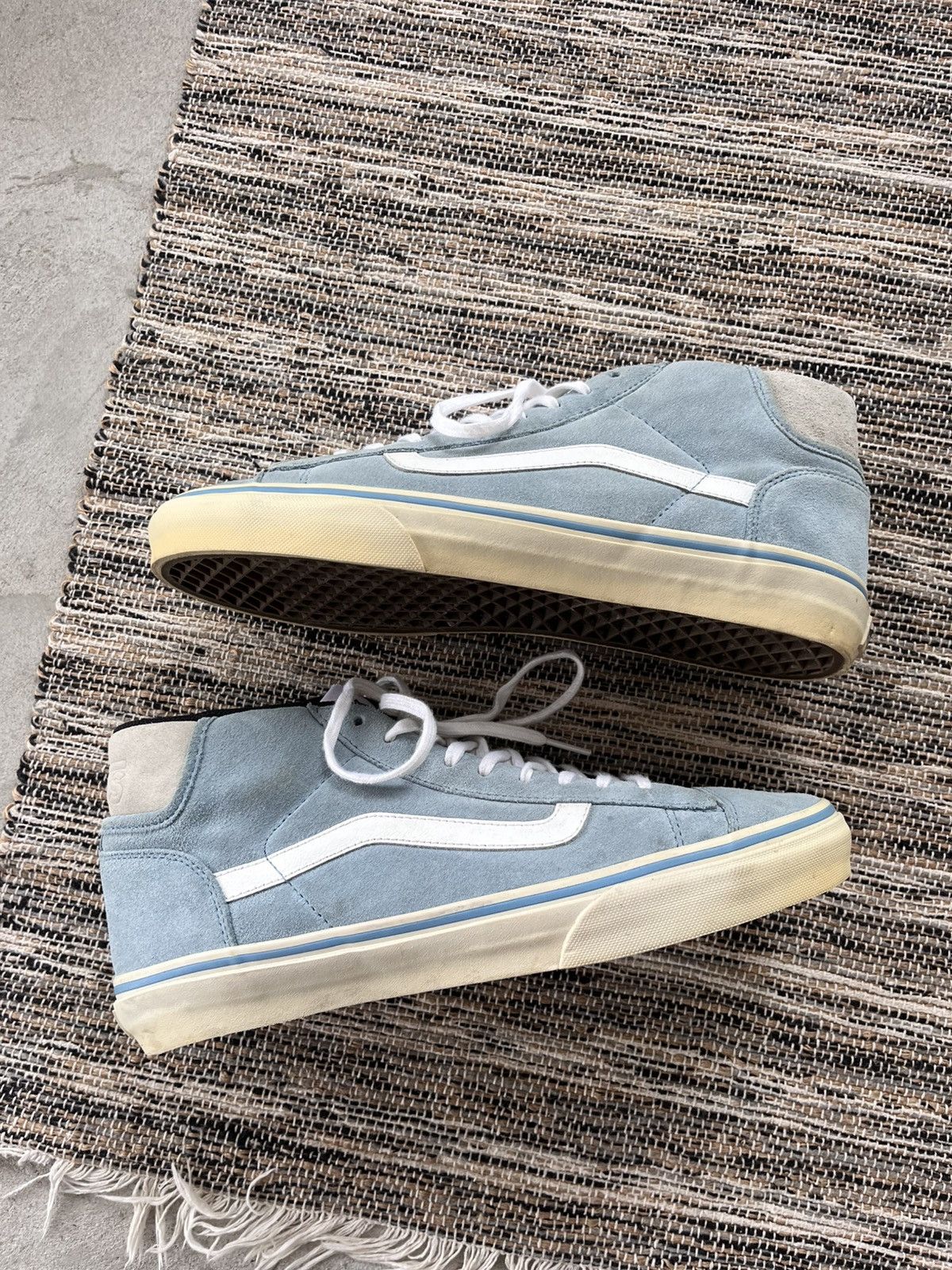 Vans Vintage Rare Vans California Suede Mid Blue Sneakers sk8 y2k Size US 9 / EU 42 - 2 Thumbnail