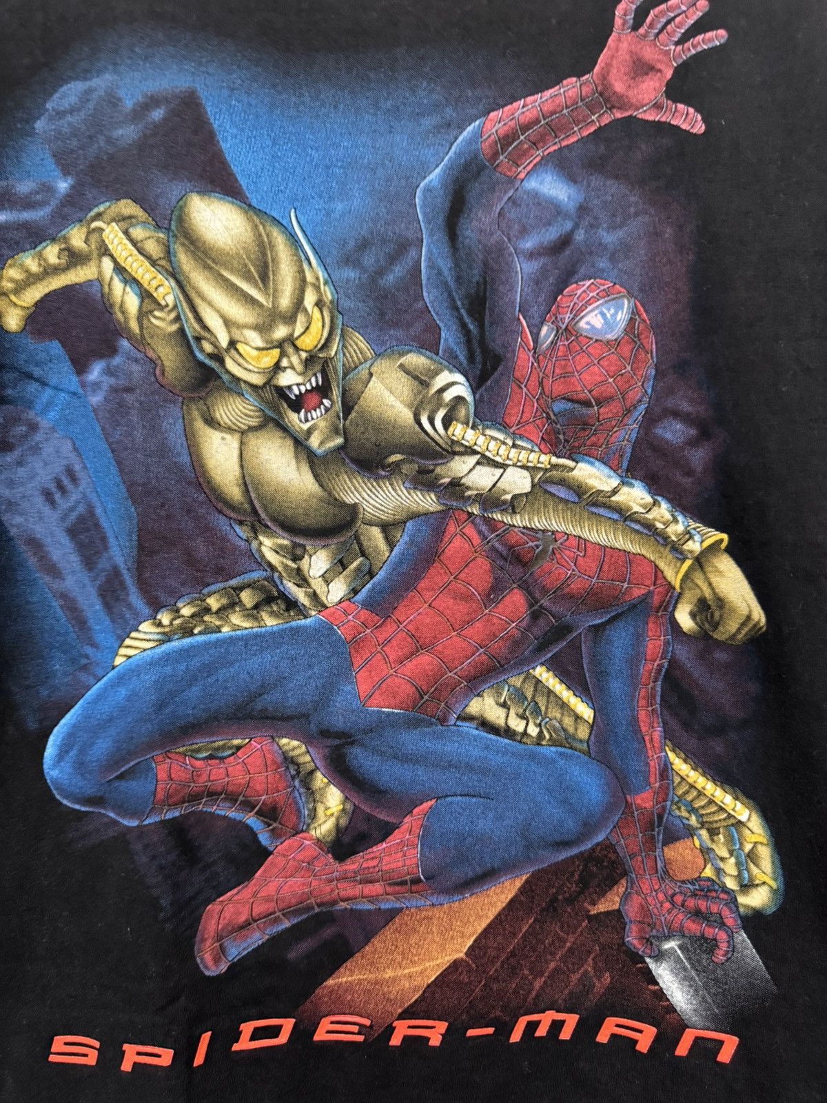 Marvel Comics Spiderman- Man Vs Goblin Vintage Marvel Movie T shirt Size US M / EU 48-50 / 2 - 2 Thumbnail