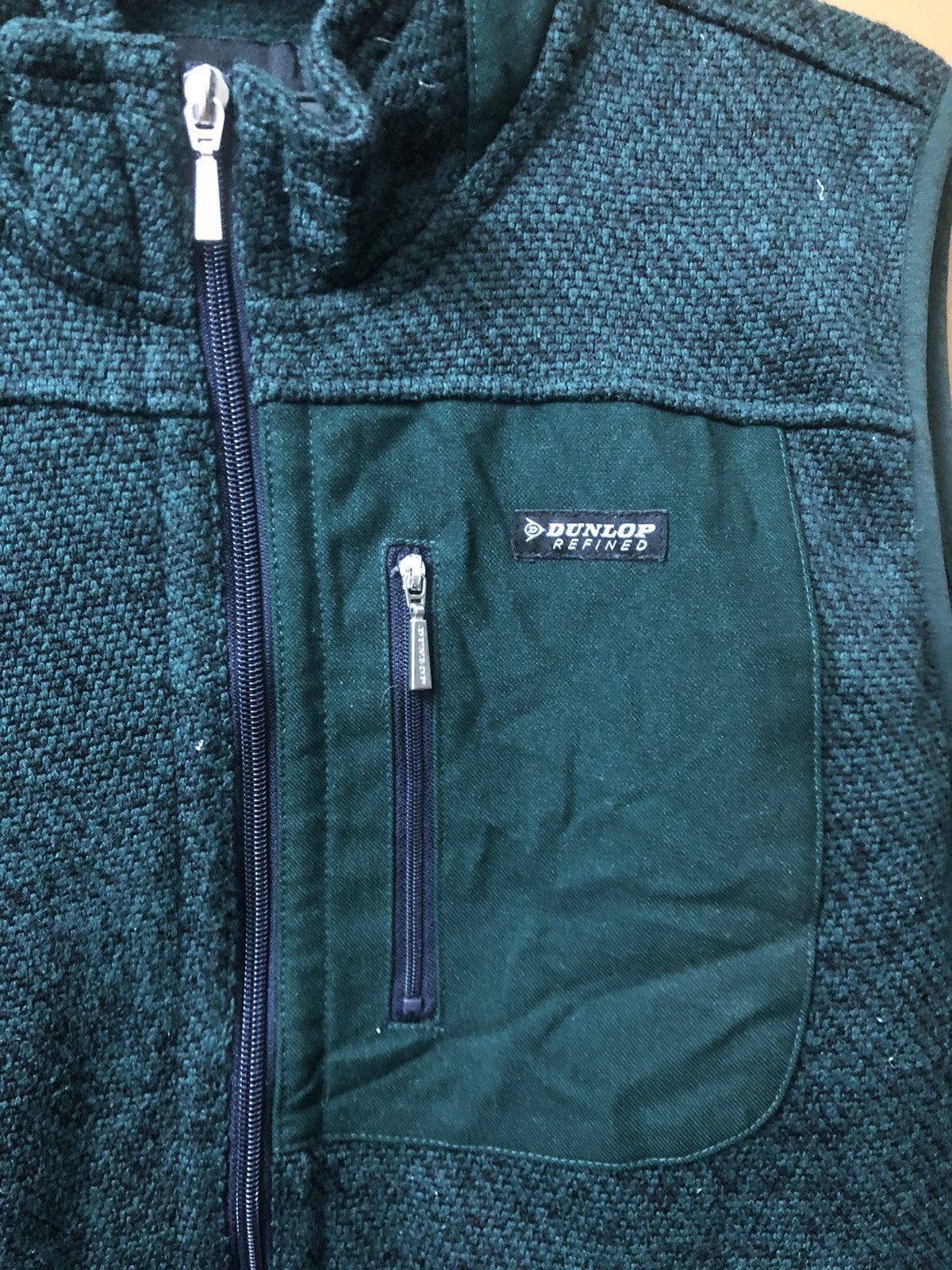 Dunlop × Japanese Brand Dunlop vest fleece jacket Size US L / EU 52-54 / 3 - 3 Thumbnail