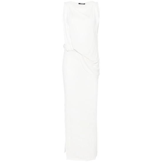Jacquemus JACQUEMUS Women Dresses 251DR230 2381 100 WHITE Size L / US 10 / IT 46 - 1 Thumbnail