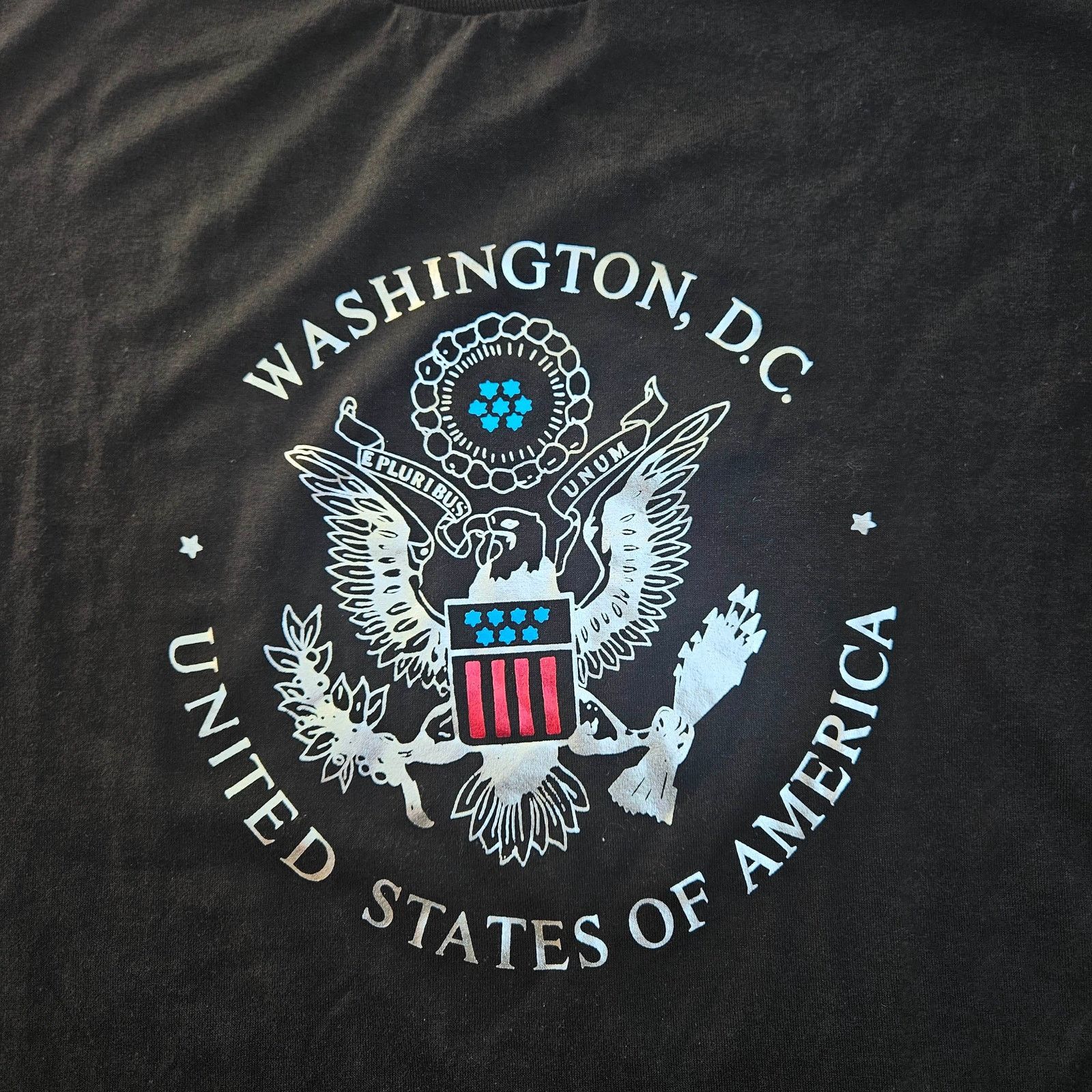 Jerzees Vintage Washington DC Travel T- Shirt Size XL Single Stitch Size US XL / EU 56 / 4 - 2 Thumbnail