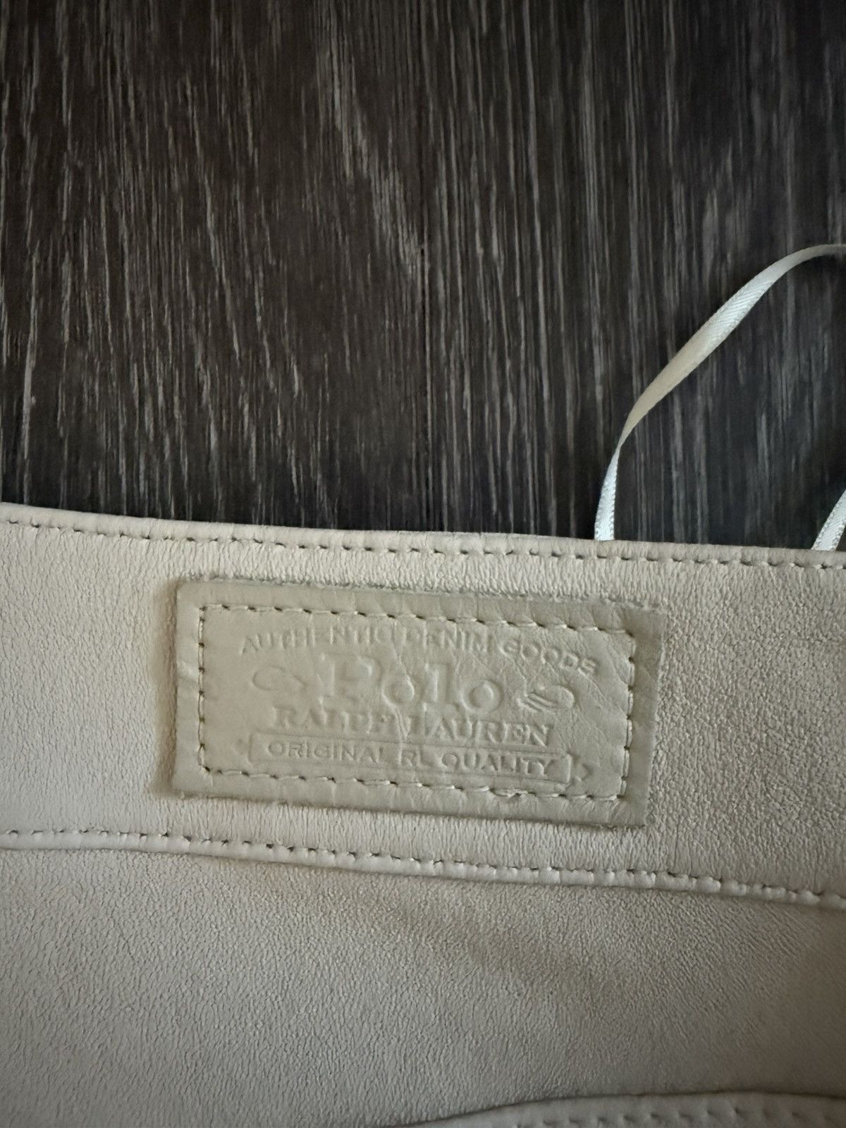 Polo Ralph Lauren NWT Lamb Skin White Leather pants Size 27" / US 4 / IT 40 - 8 Thumbnail
