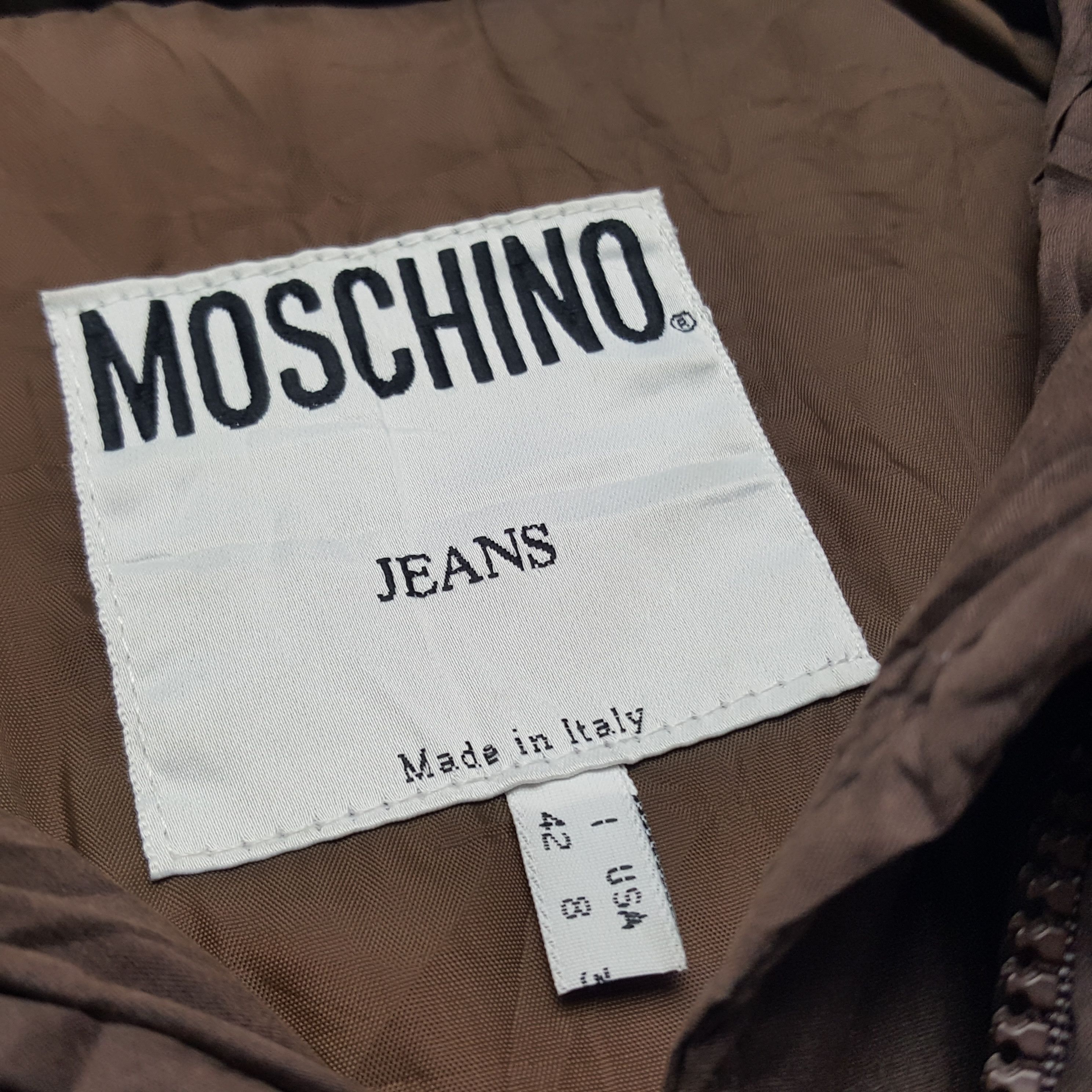 Moschino × Vintage Vintage MOSCHINO Jeans Puffer Jacket Size M / US 6-8 / IT 42-44 - 4 Thumbnail
