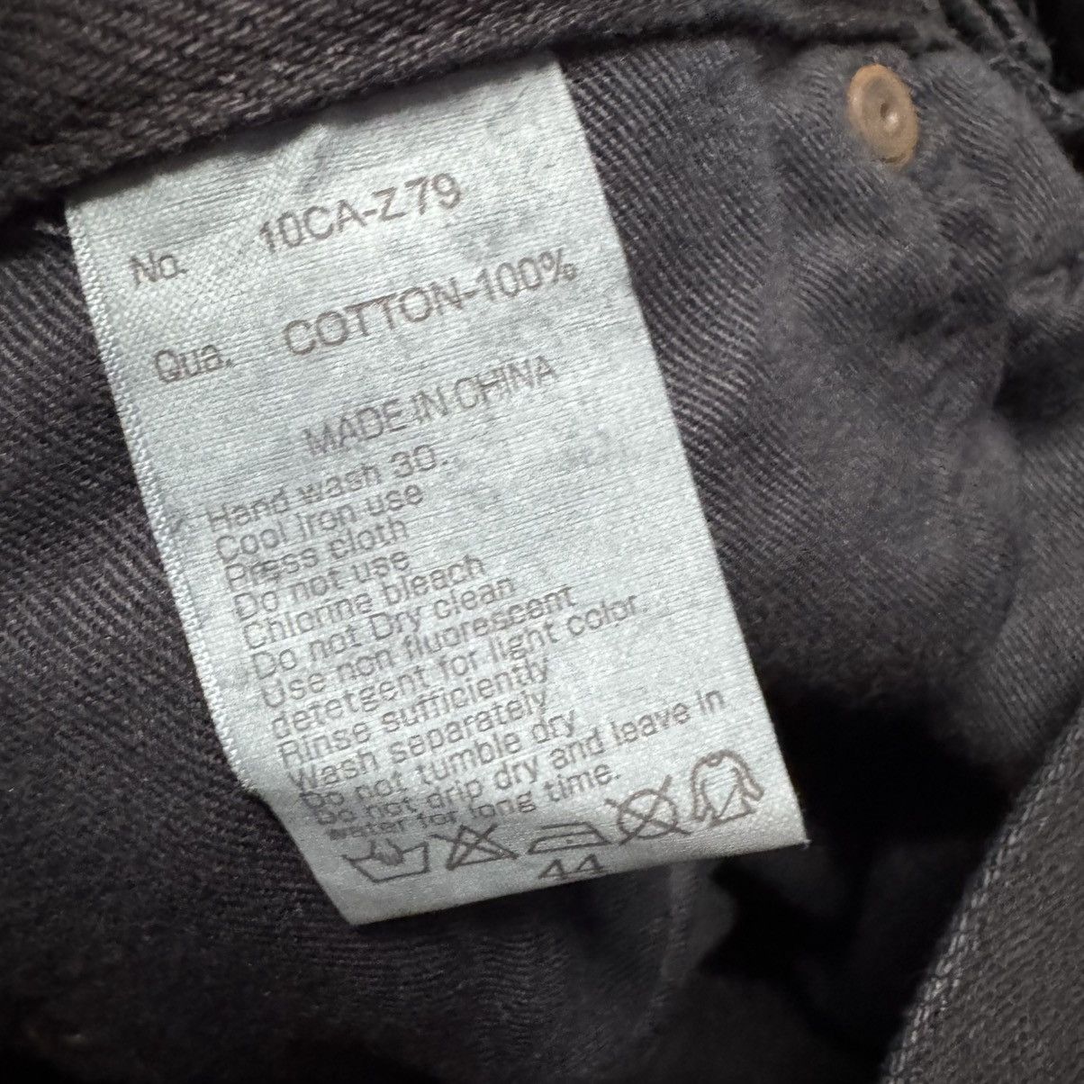 GOSTAR DE FUGA Cavaria Black Distressed Denim Jeans Size US 28 / EU 44 - 21 Thumbnail