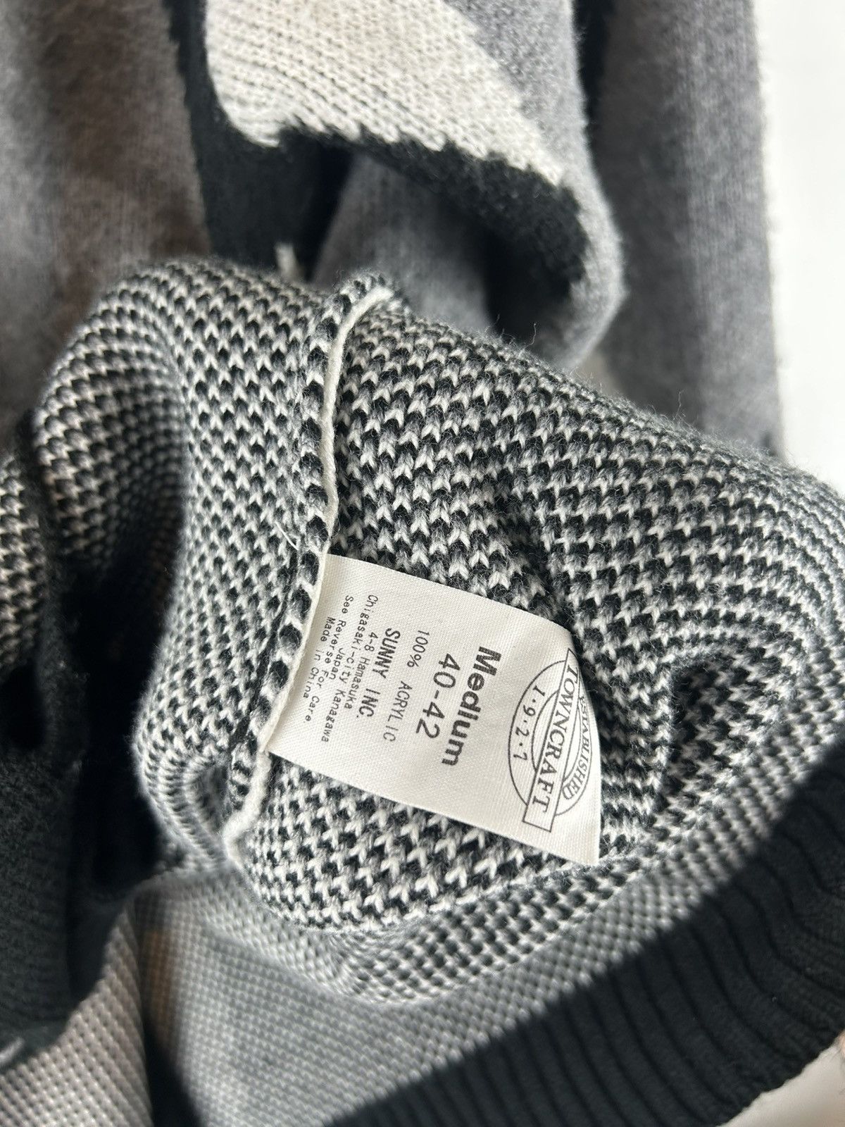Number (N)ine × Towncraft Number Nine x Town craft Knit Cardigan Size US M / EU 48-50 / 2 - 6 Thumbnail